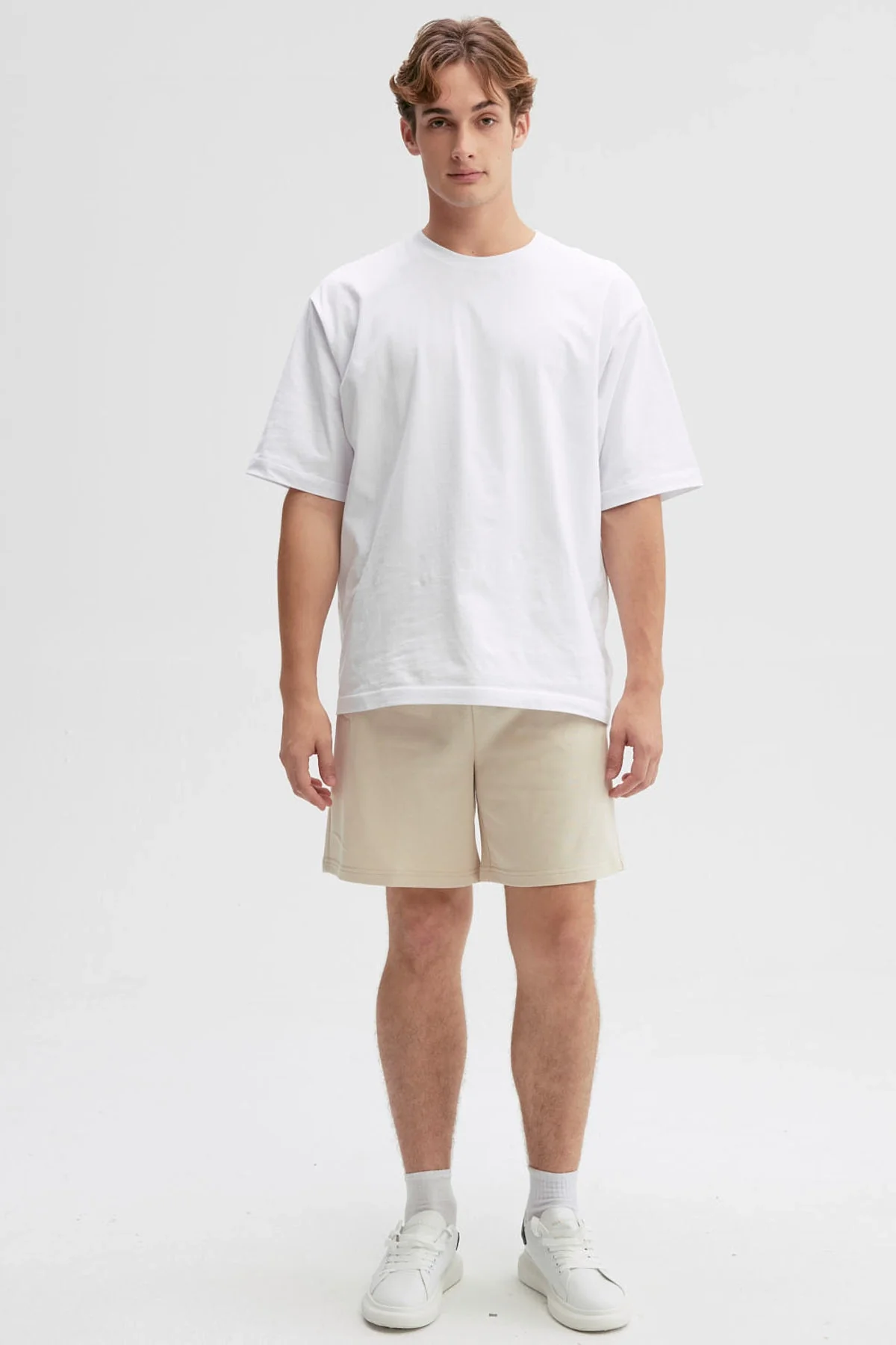 Bermuda Hombre Básico Beige - Image 4