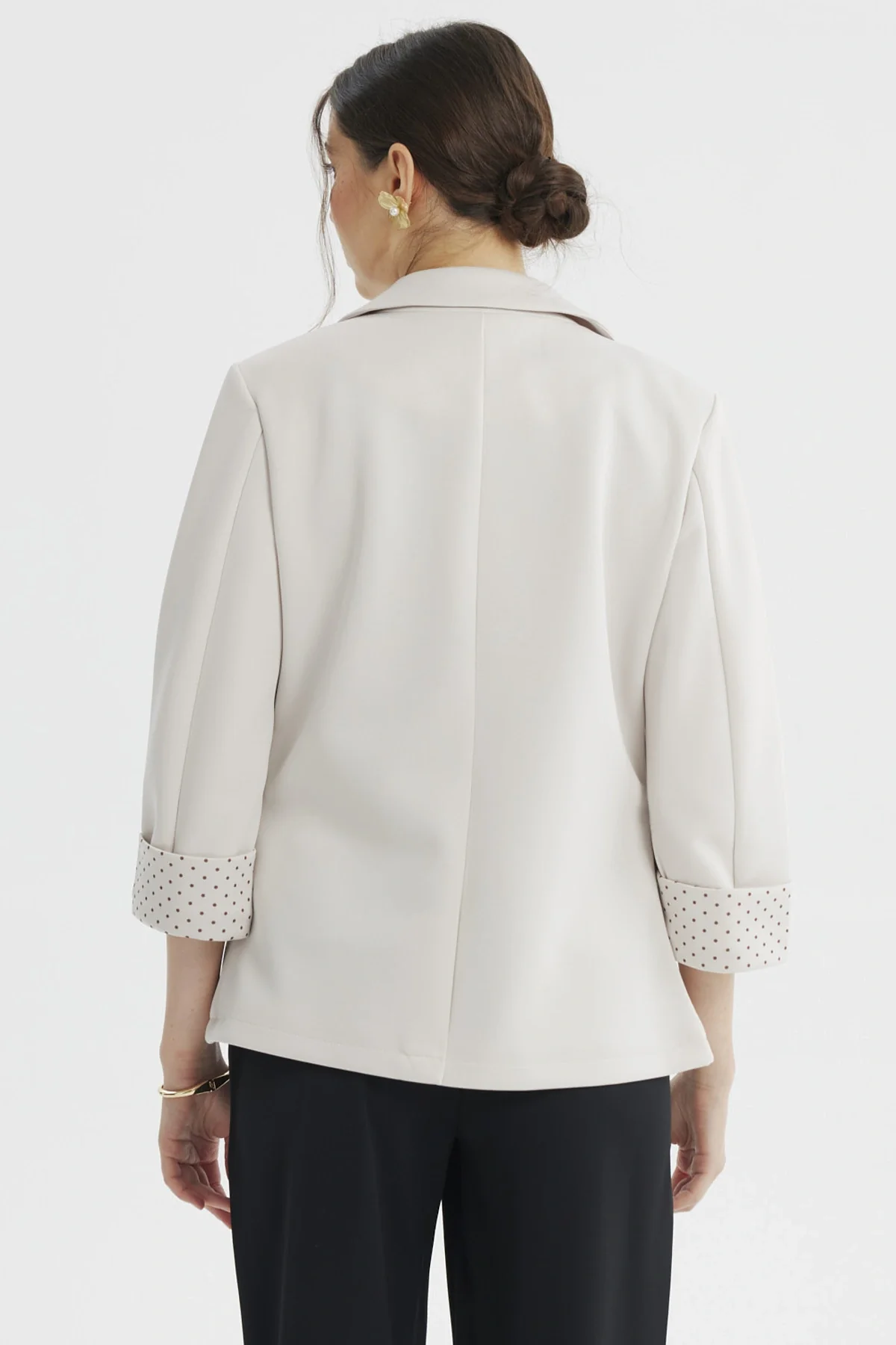 Blazer Mujer Liso Puño Print Arena - Image 3