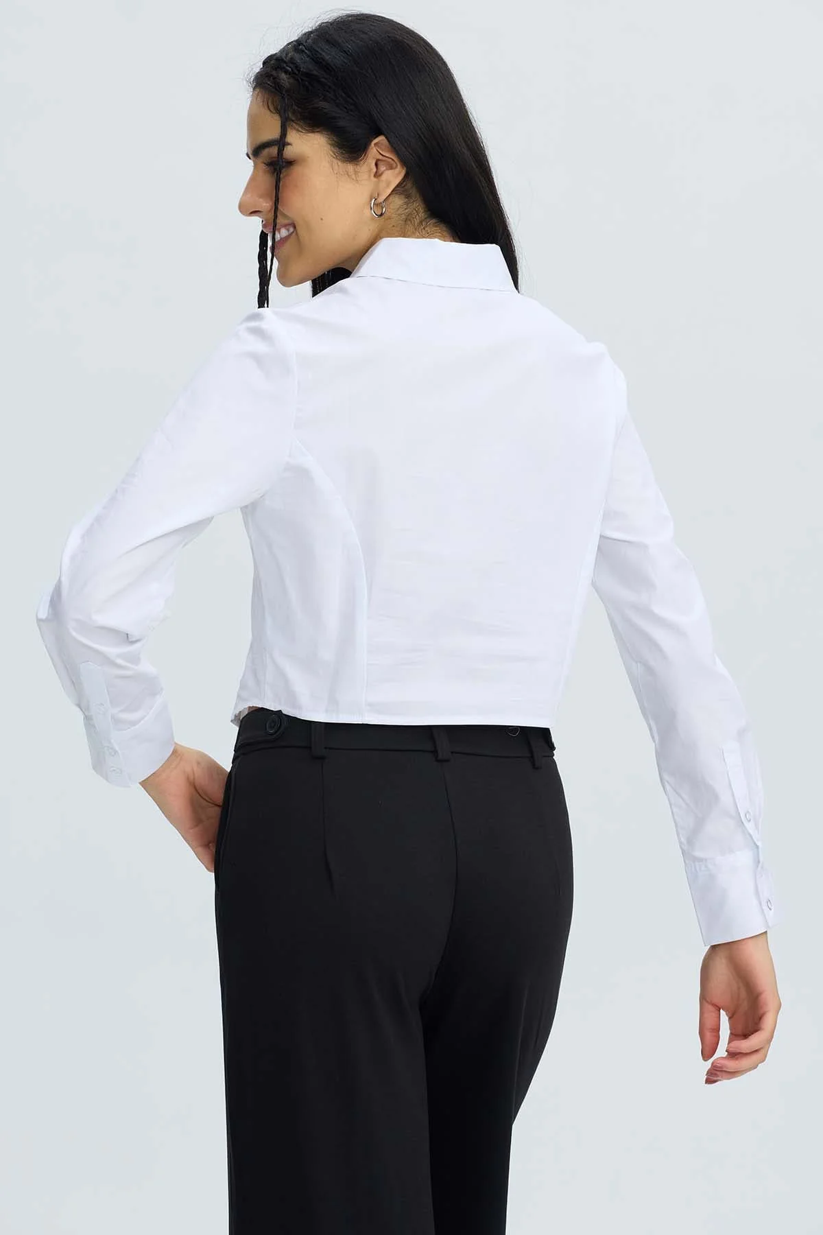 Blusa Mujer Basta Redonda Blanco - Image 3