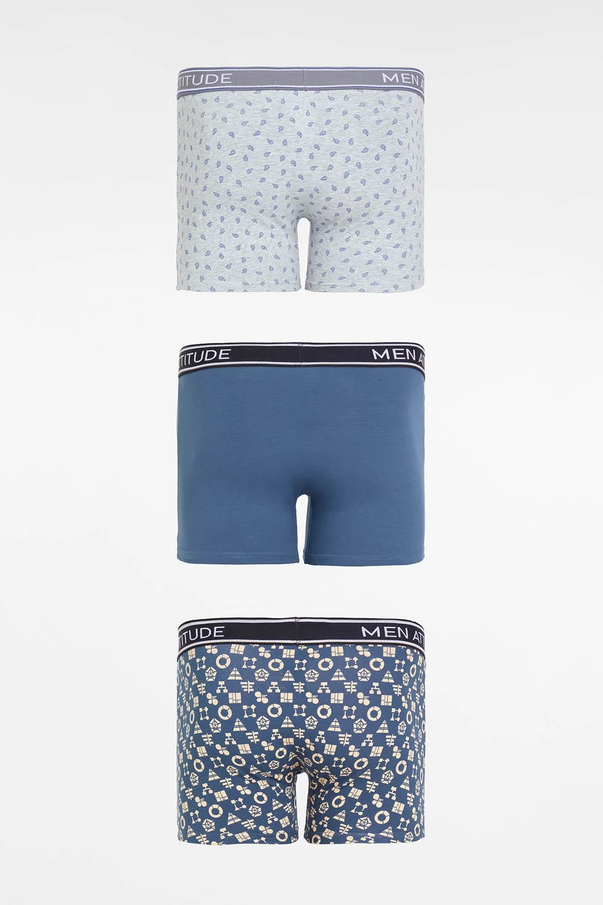 Boxer Tripack Gris - Image 2