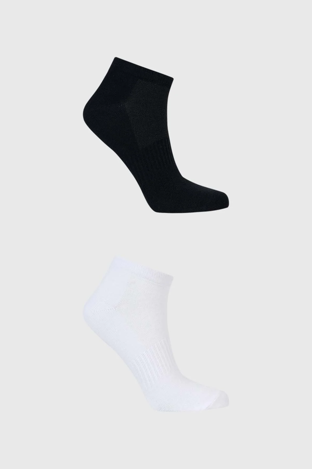 Calceta Deportiva Hombre Pack10 Negro / Blanco