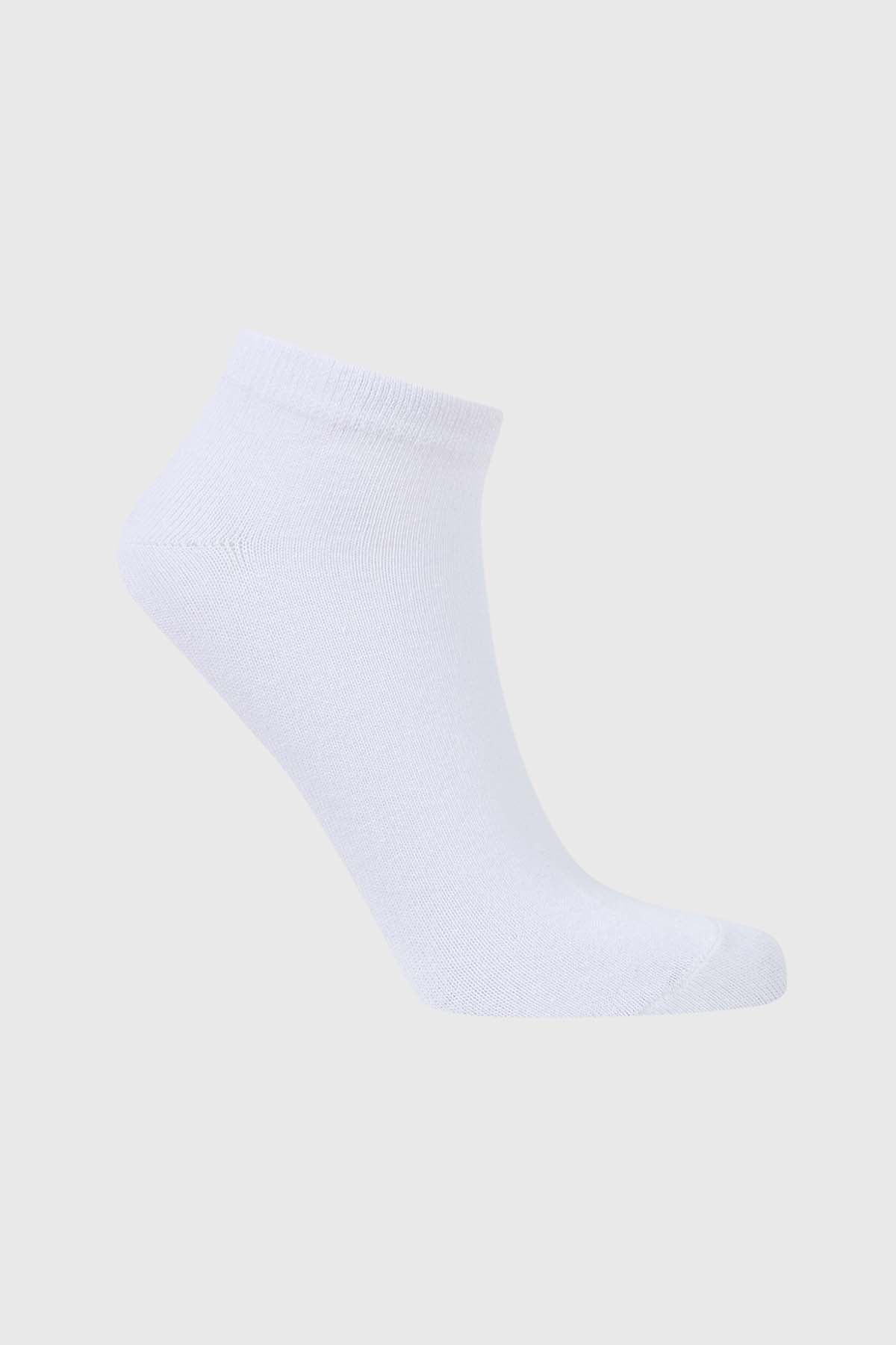 Calceta Deportiva Mujer Tripack Blanco
