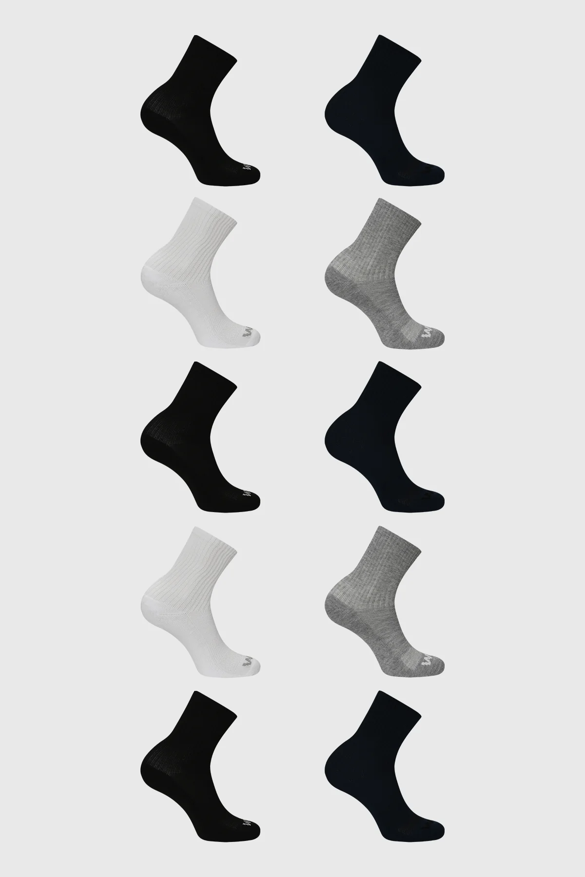 Calcetín Hombre Pack10 Gris
