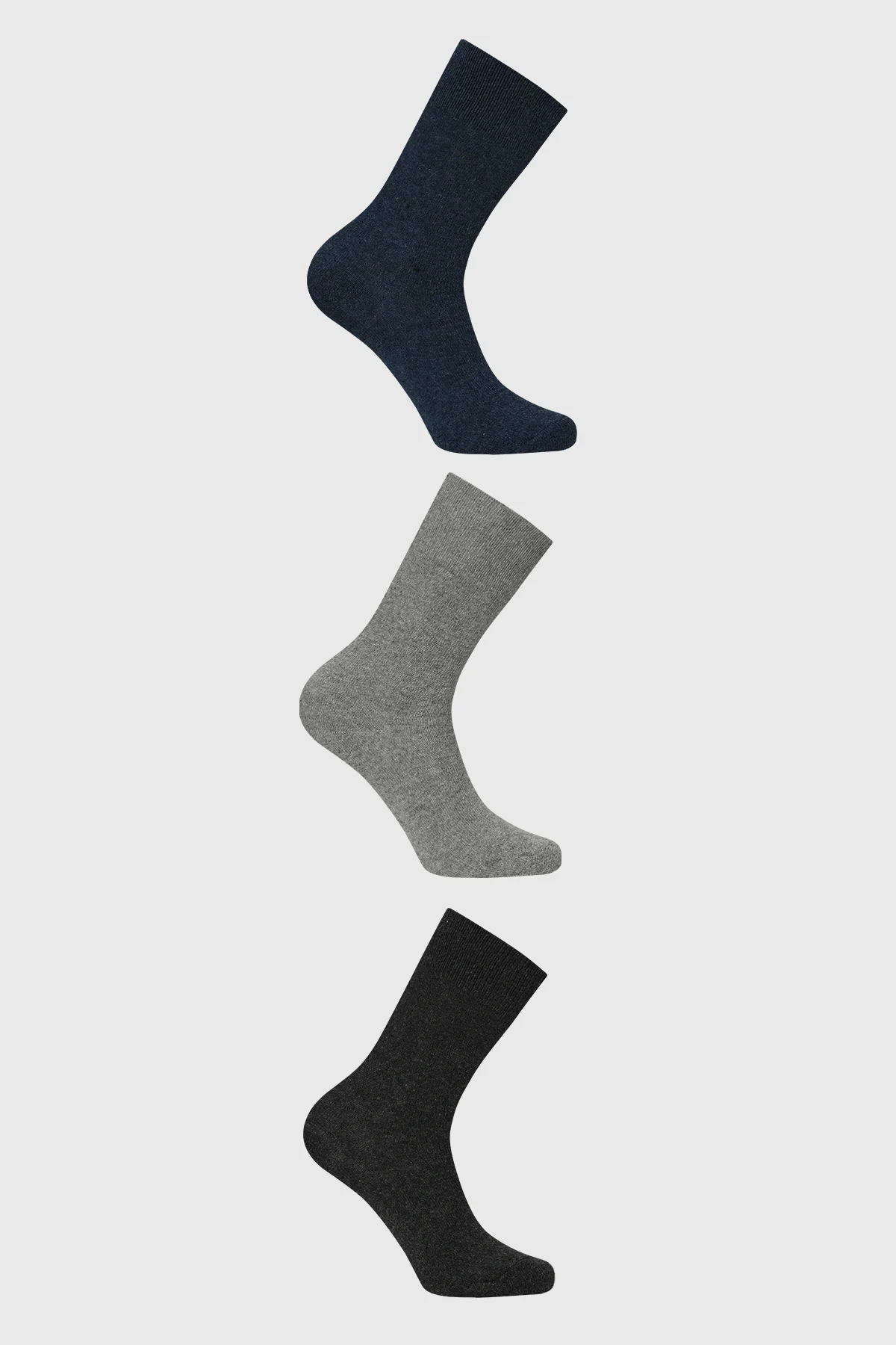 Calcetín Hombre Tripack Gris