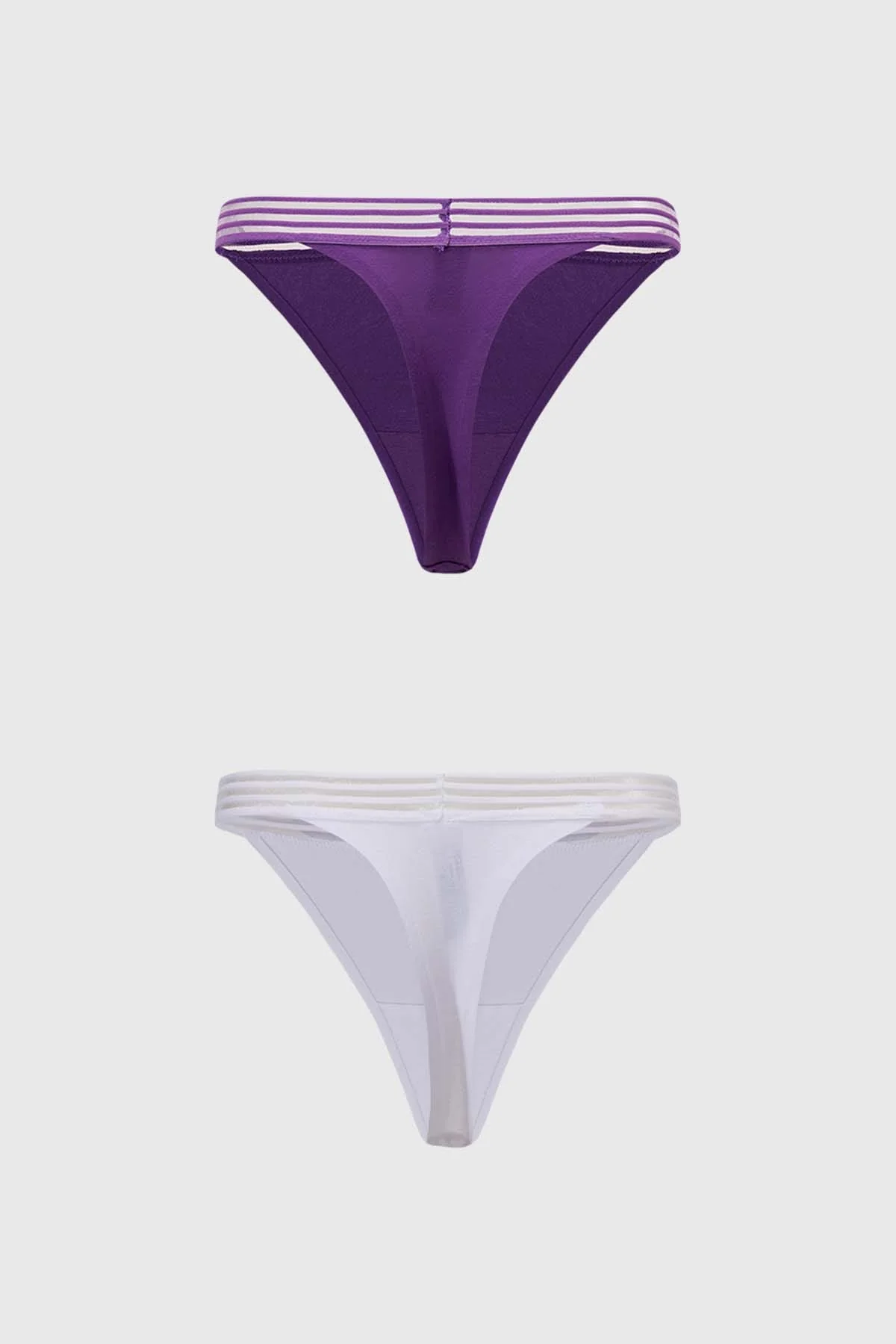 Calzón Mujer Bipack Colaless Sin Costuras Morado - Image 2