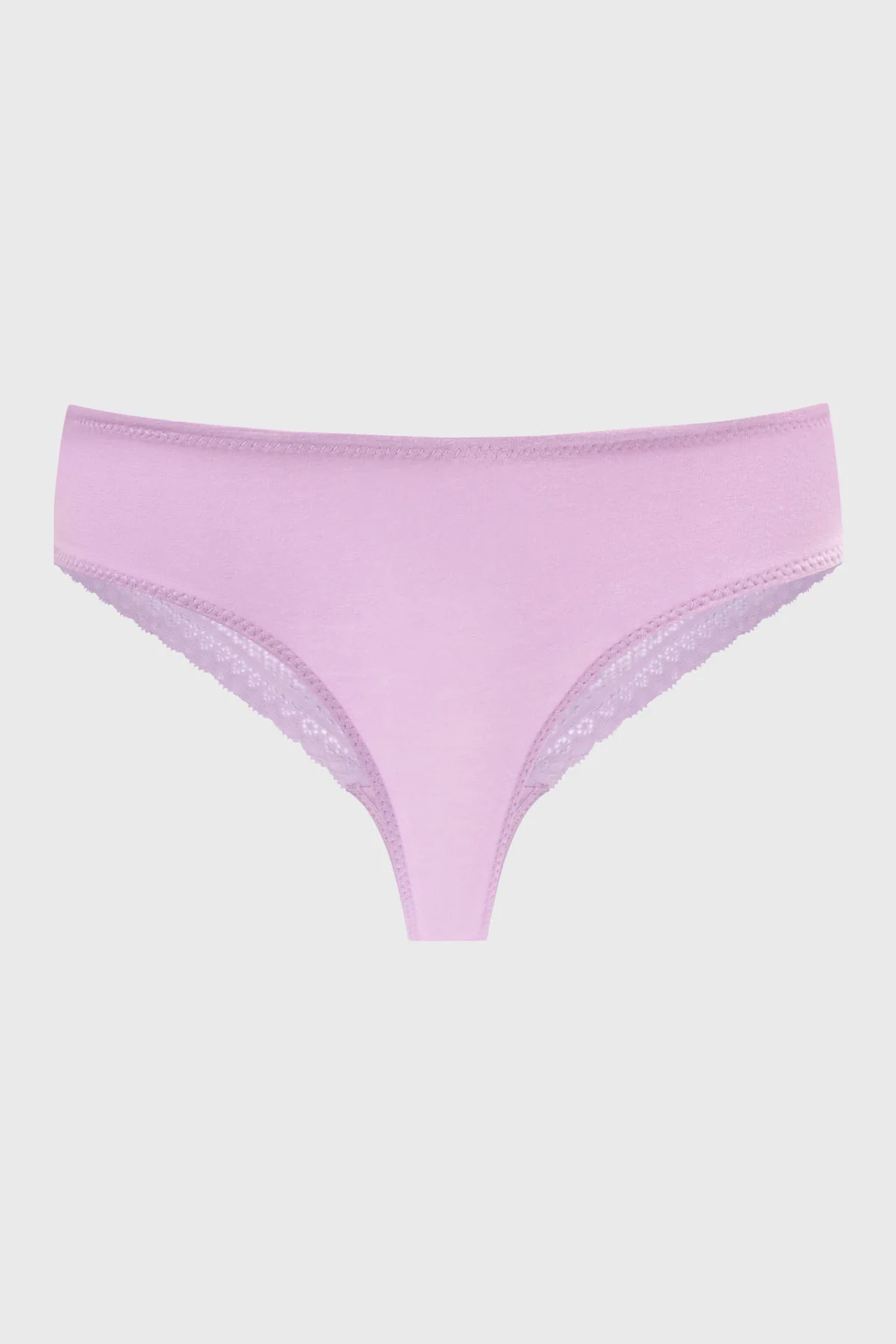 Calzón Mujer Colaless Liso Detalle Lila