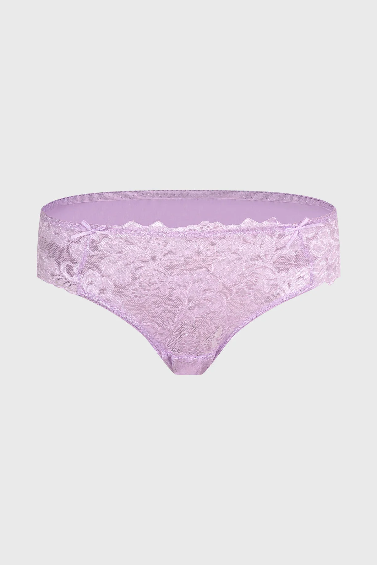 Calzón Mujer Pantaleta Encaje Detalle Delantero Lila