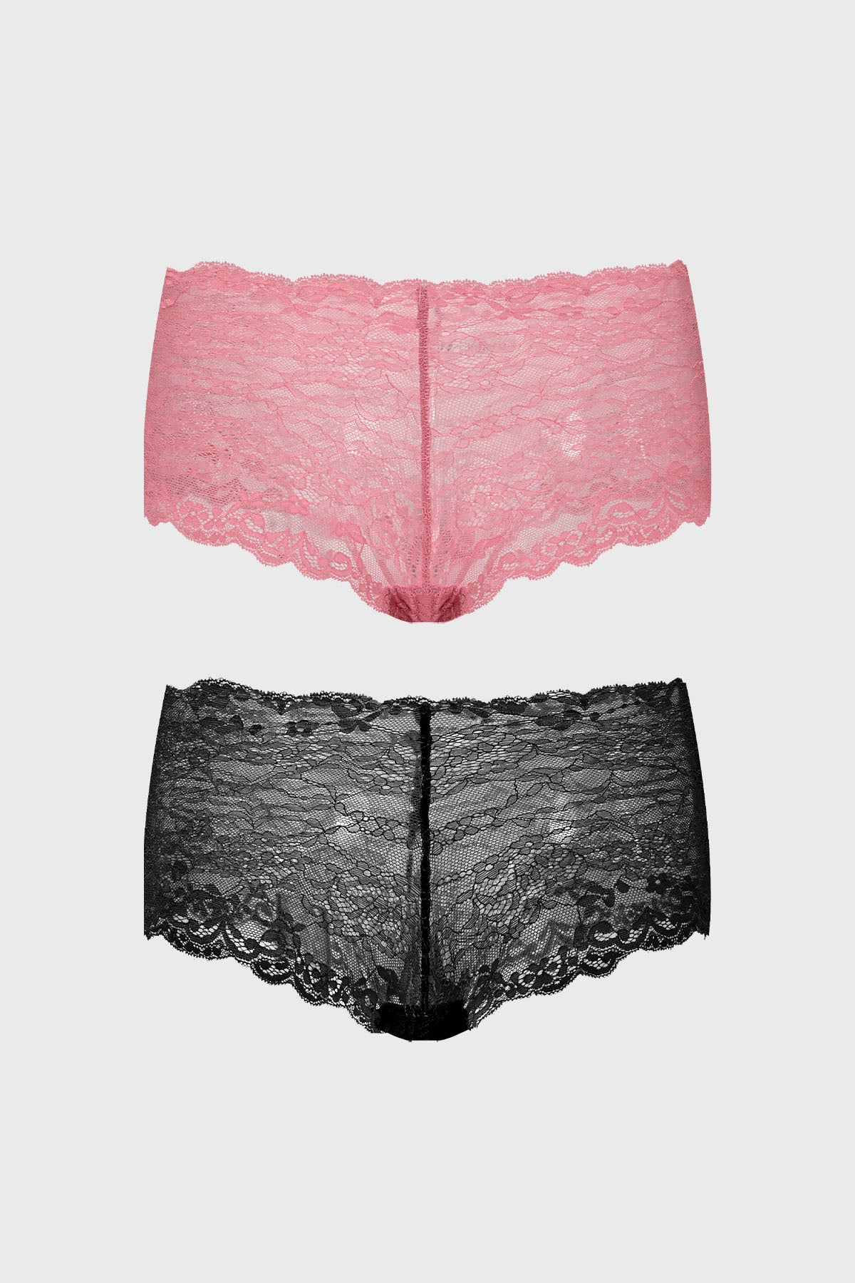 Calzón Mujer Pantaleta Full Encaje Rosado - Image 2