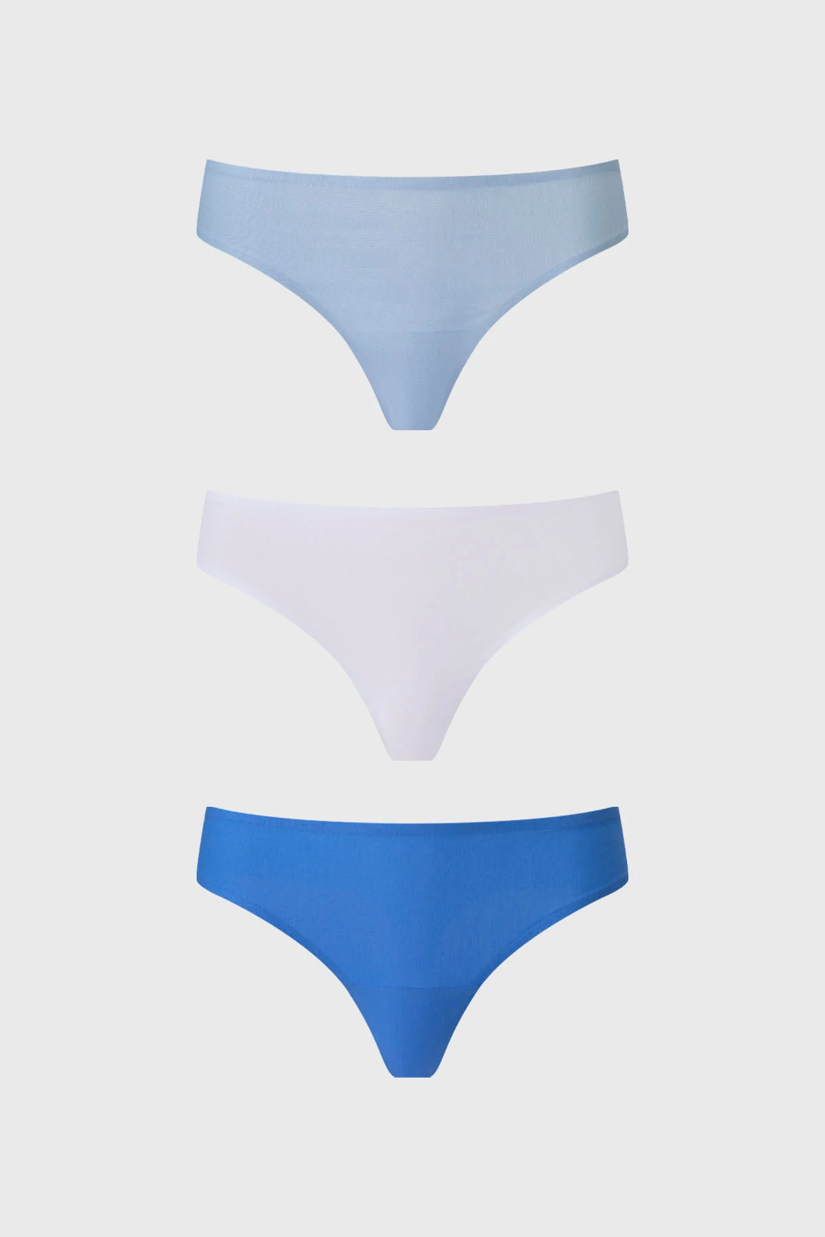 Calzón Mujer Tripack Colaless Blanco