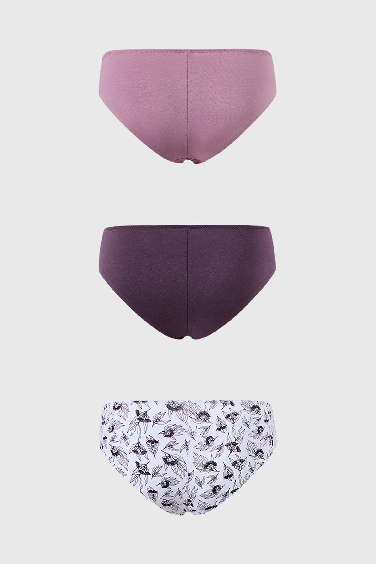Calzón Mujer Tripack Pantaleta Algodón Rosa - Image 2