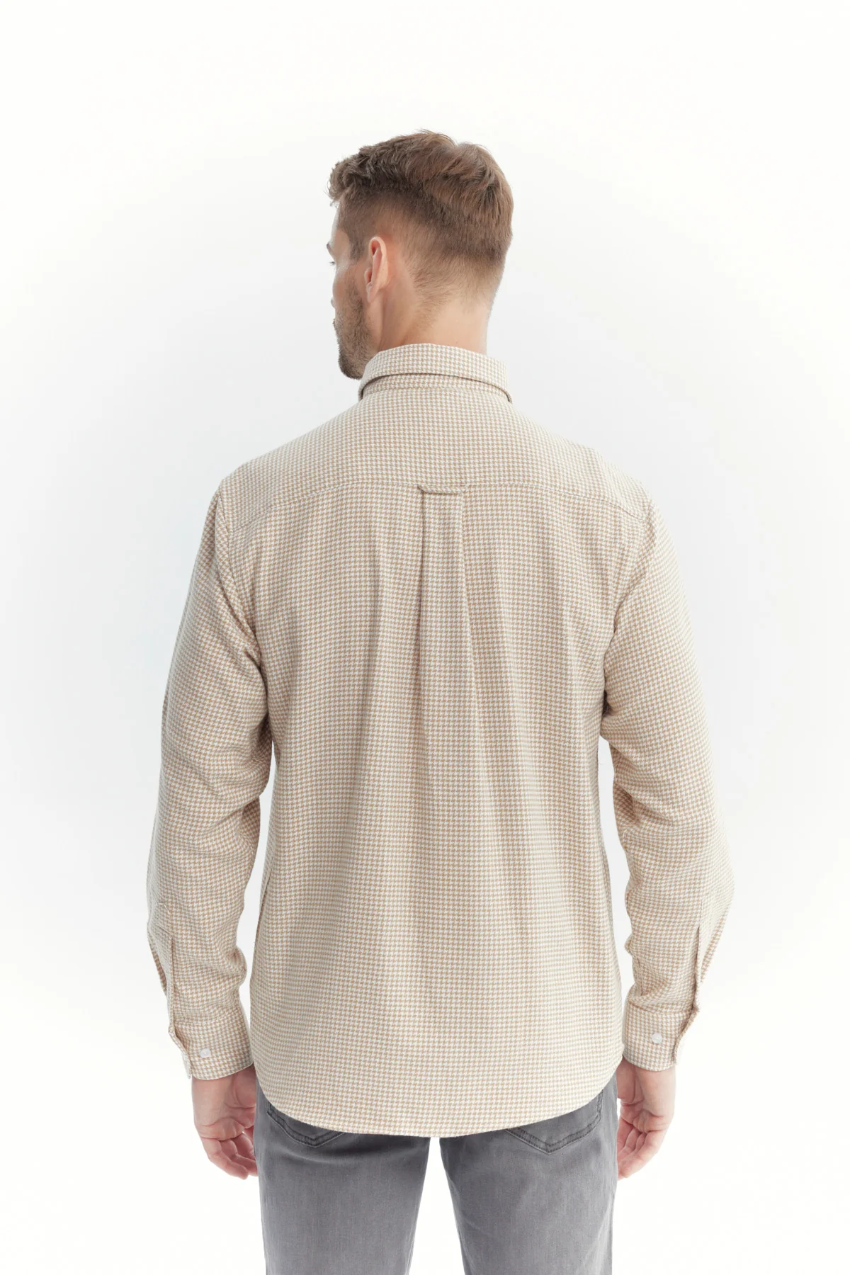 Camisa Hombre Slim Camel - Image 3