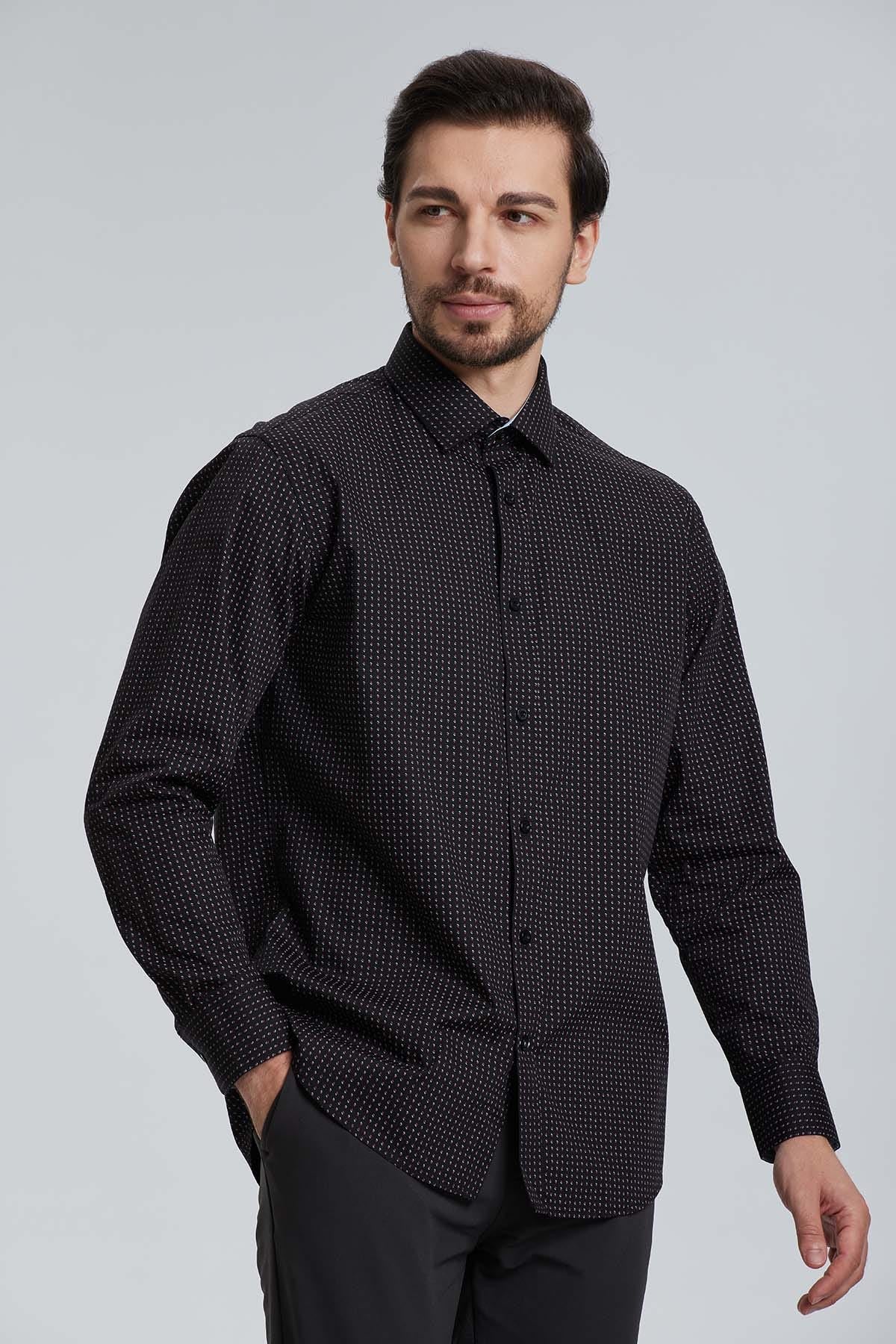 Camisa Premium Negro / Rojo - Image 2
