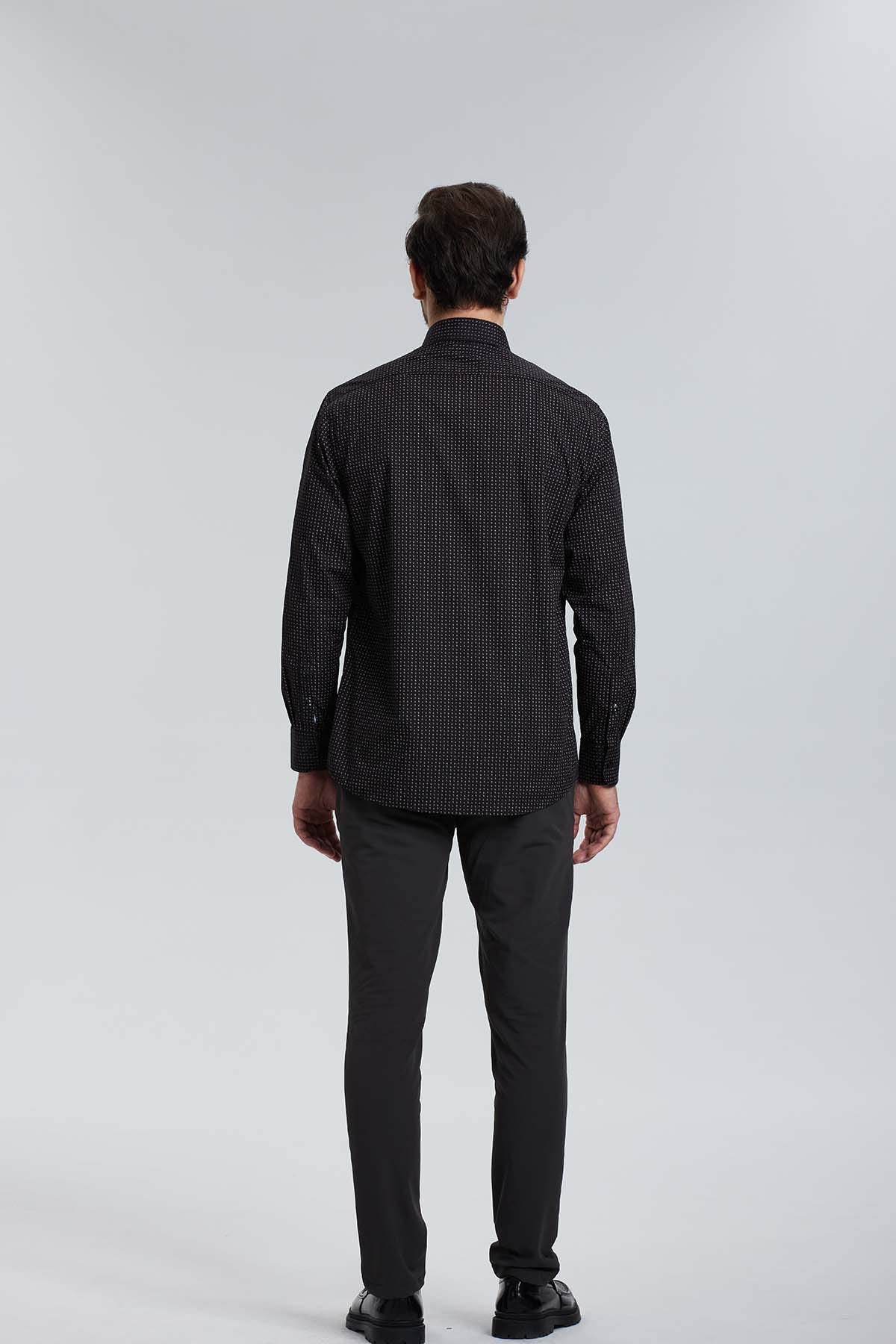 Camisa Premium Negro / Rojo - Image 3