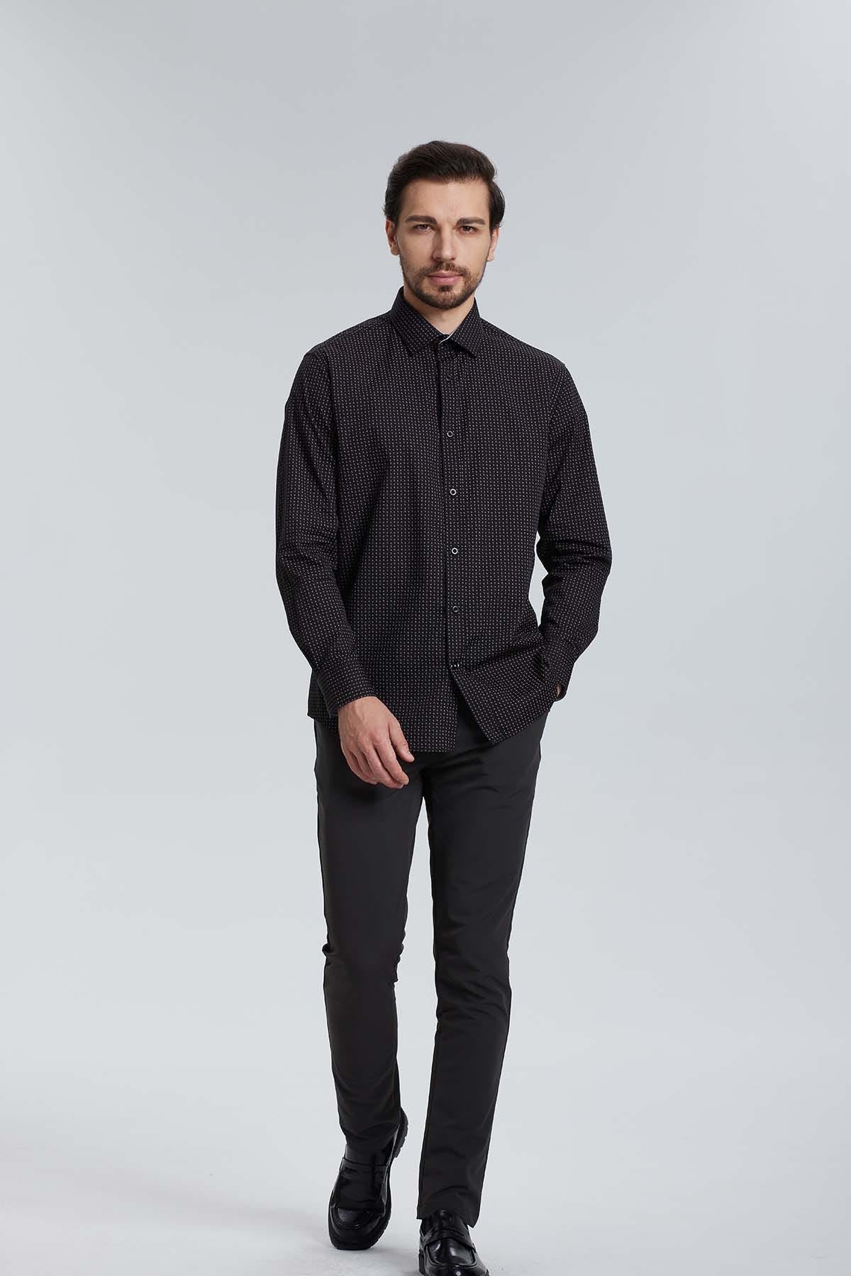 Camisa Premium Negro / Rojo - Image 4