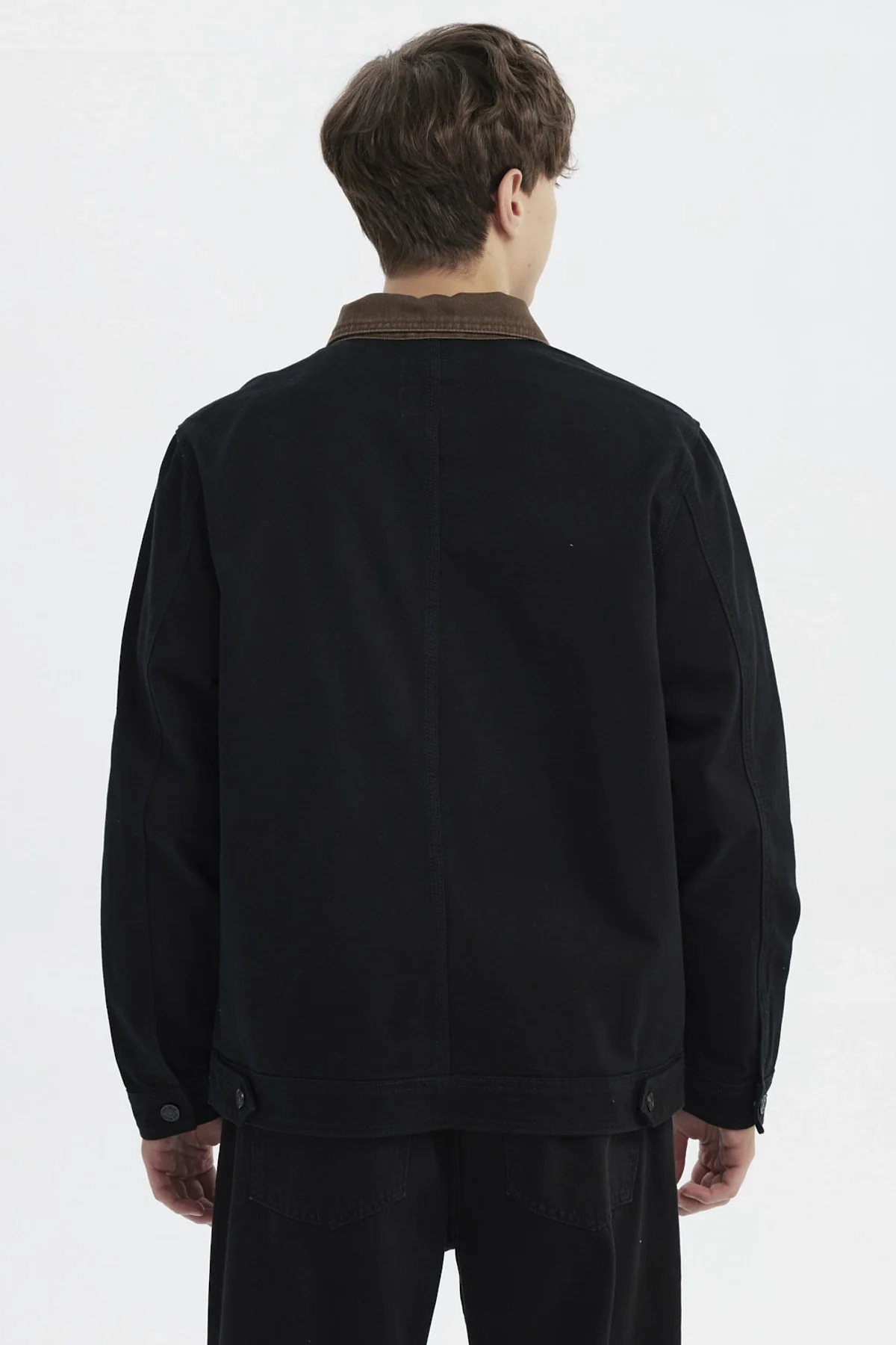 Chaqueta Hombre Clásica Negro - Image 3
