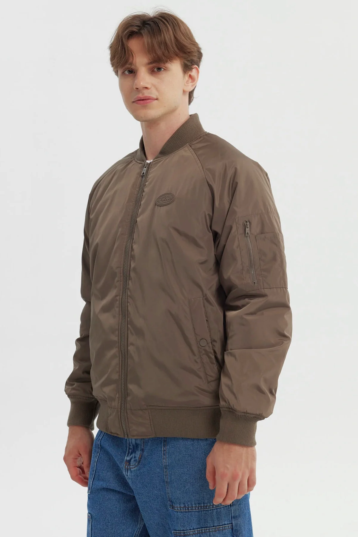 Chaqueta Hombre Slim Marron Piedra - Image 2