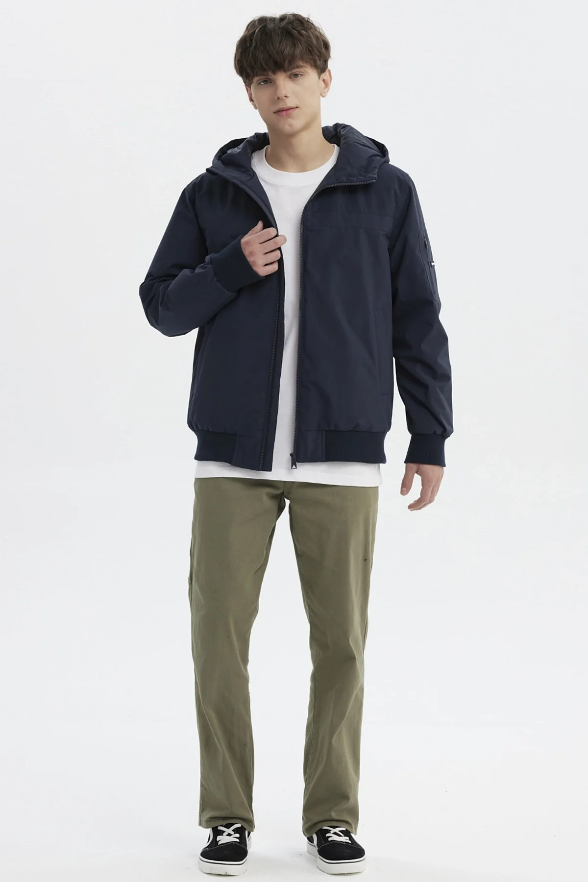 Chaqueta Hombre Slim Juvenil Azul - Image 4