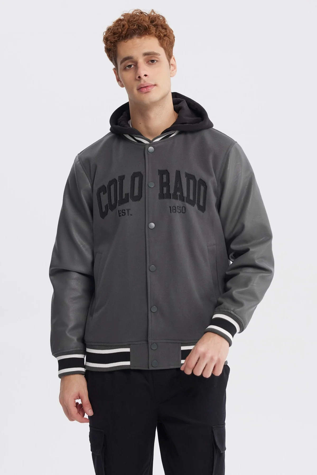 Chaqueta Hombre Slim Juvenil Marengo