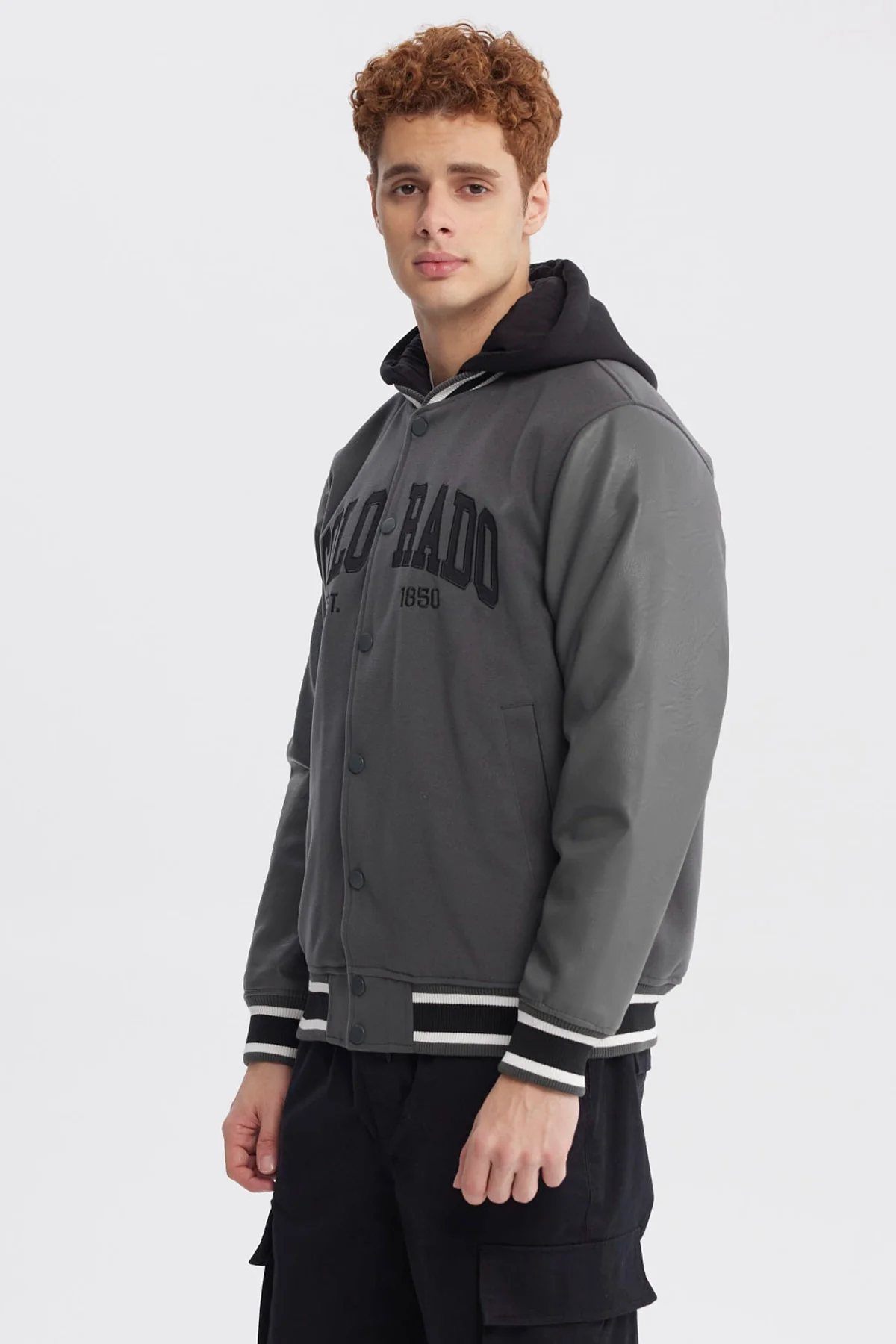 Chaqueta Hombre Slim Juvenil Marengo - Image 2