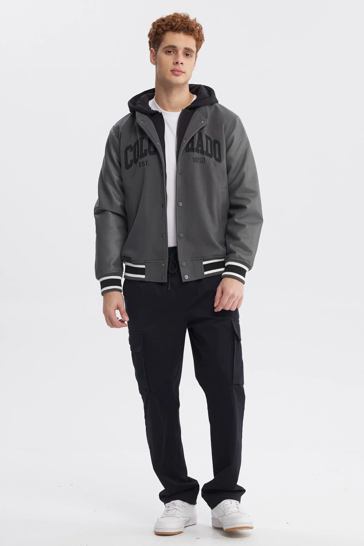 Chaqueta Hombre Slim Juvenil Marengo - Image 4