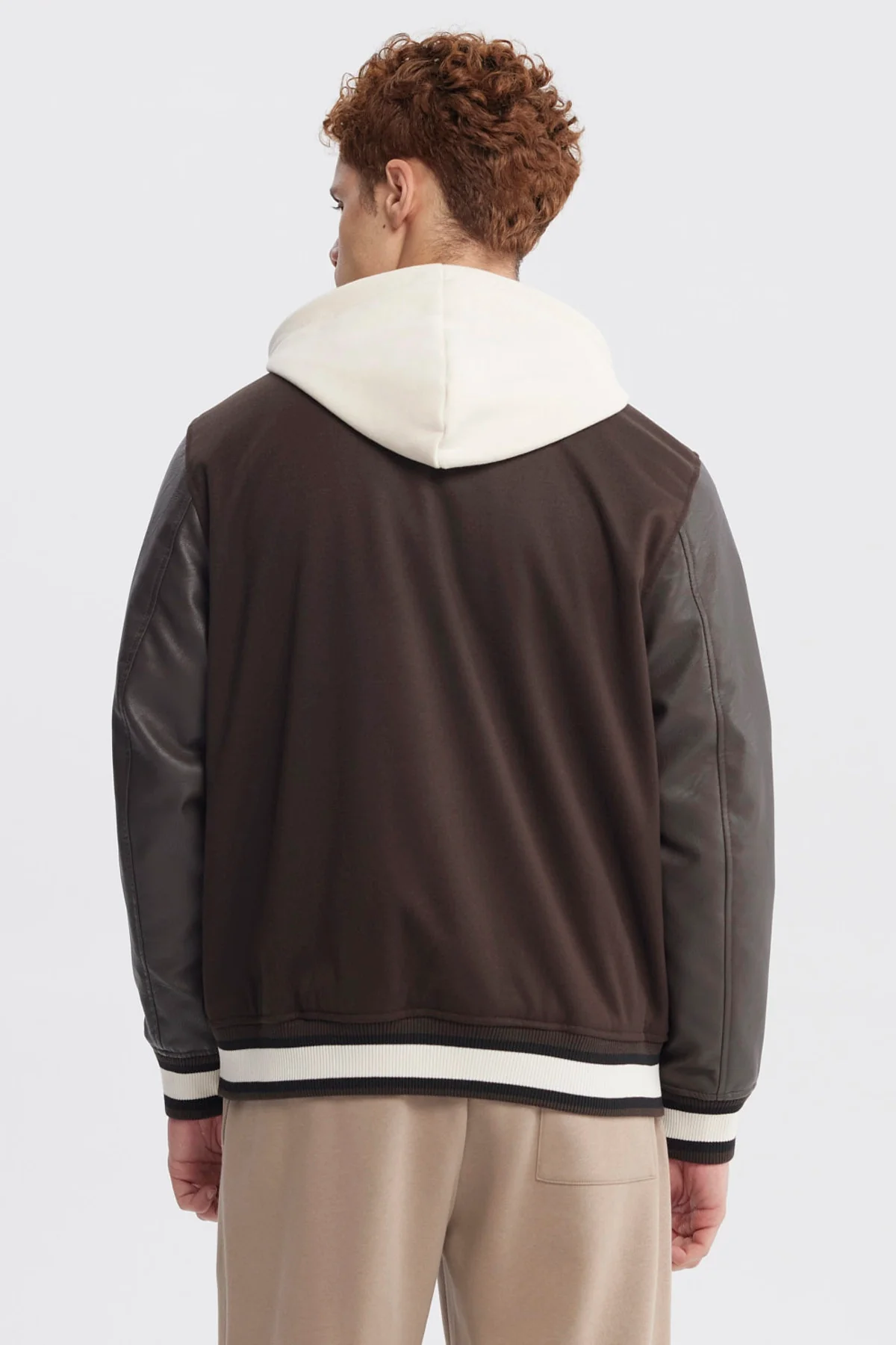 Chaqueta Hombre Slim Juvenil Chocolate - Image 3