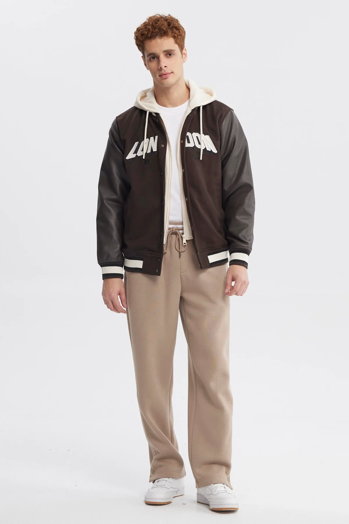 Chaqueta Hombre Slim Juvenil Chocolate - Image 4
