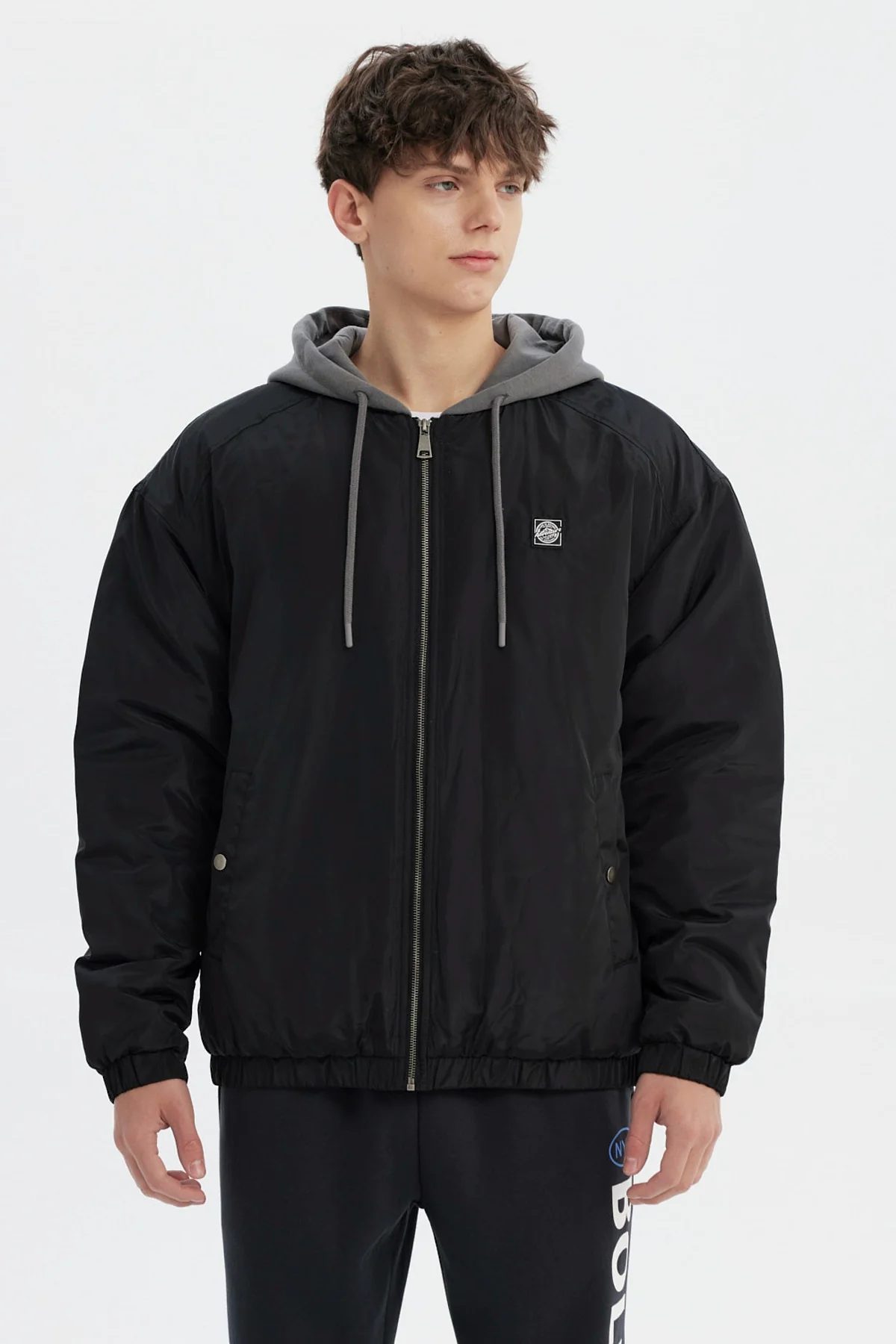 Chaqueta Hombre Slim Juvenil Negro - Image 2