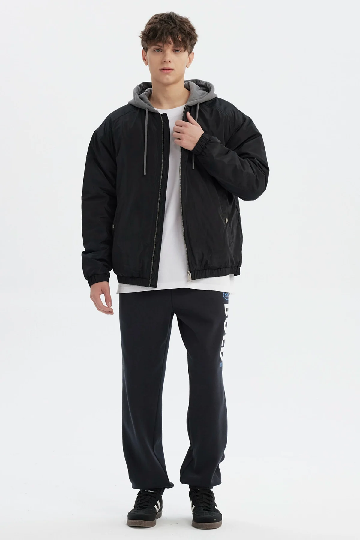 Chaqueta Hombre Slim Juvenil Negro - Image 4