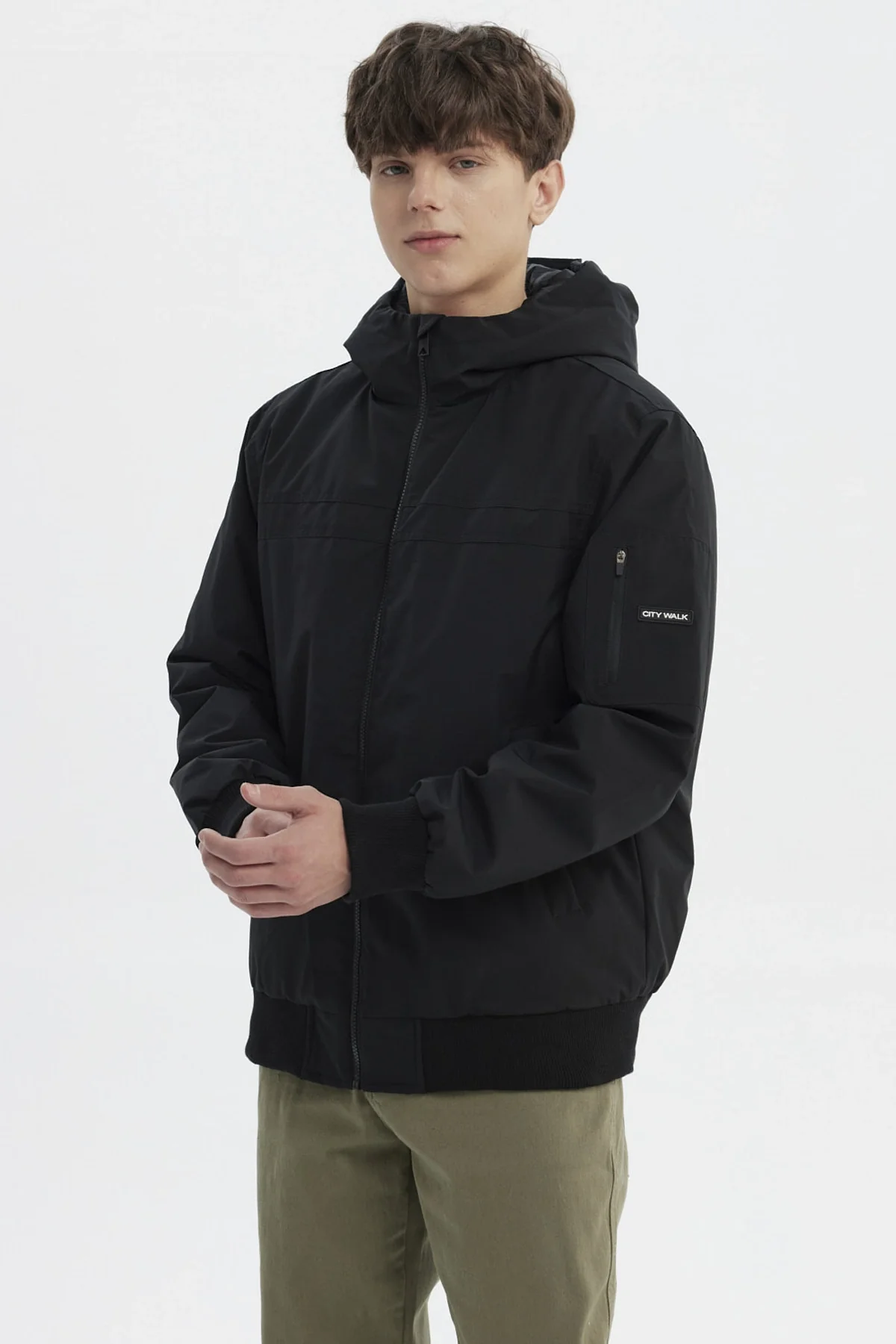 Chaqueta Hombre Slim Juvenil Negro - Image 2