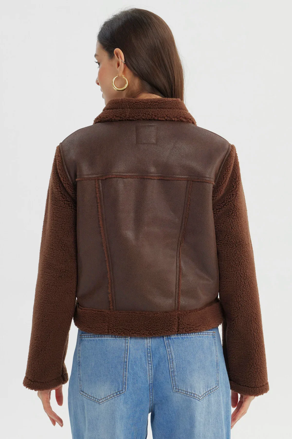 Chaqueta Mujer Bonded Café - Image 3
