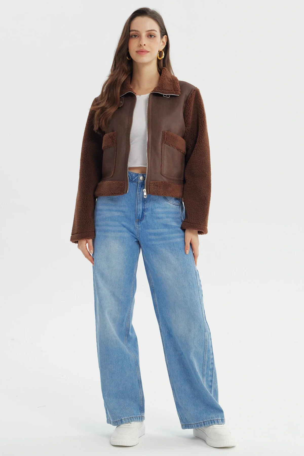 Chaqueta Mujer Bonded Café - Image 4