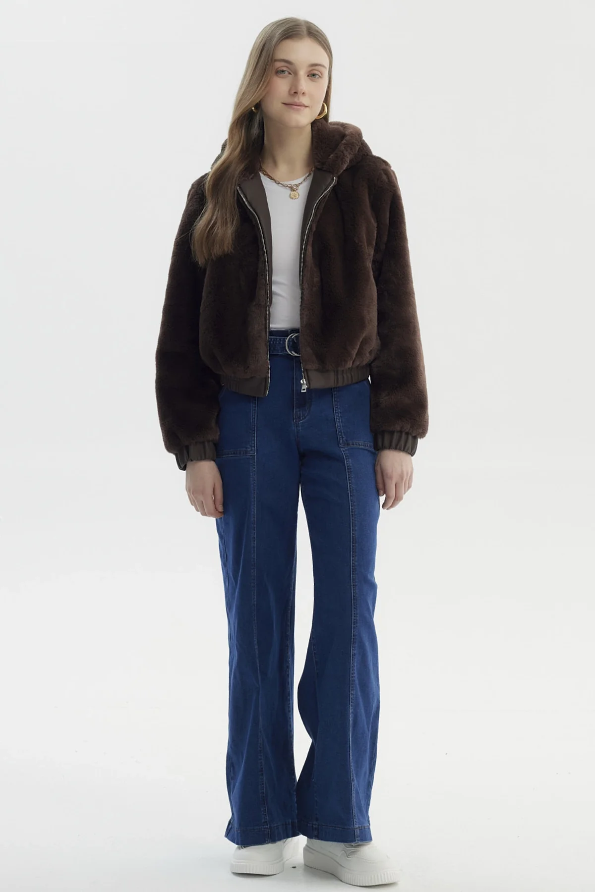 Chaqueta Mujer Juvenil Chocolate - Image 4