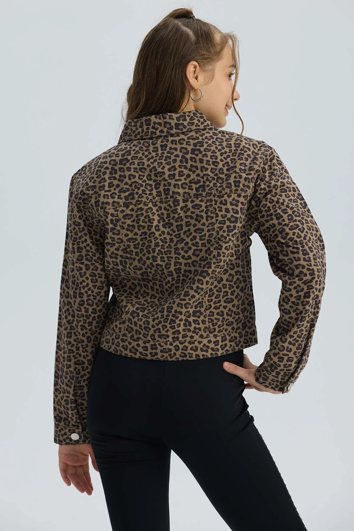 Chaqueta Niña Animal Beige - Image 3