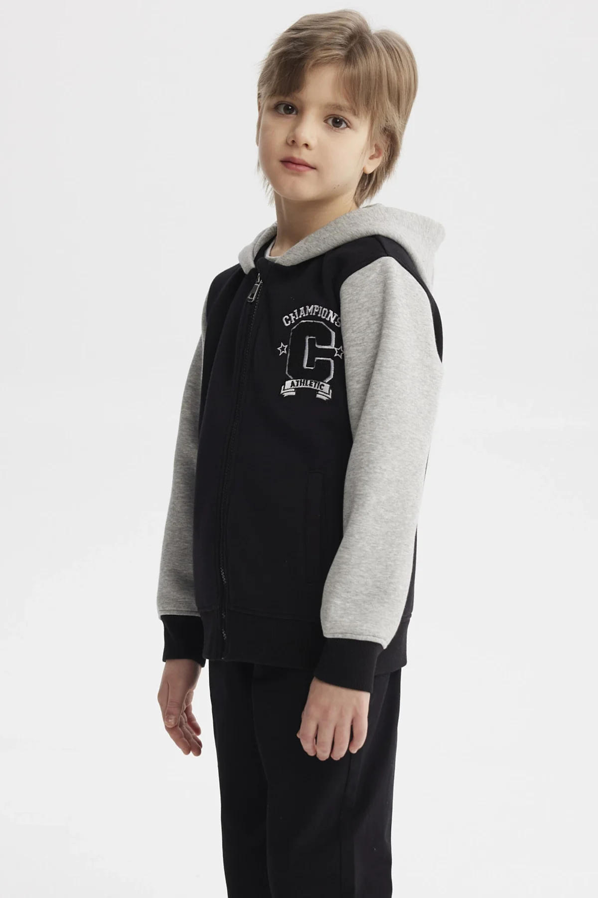 Chaqueta Niño Slim Negro - Image 2