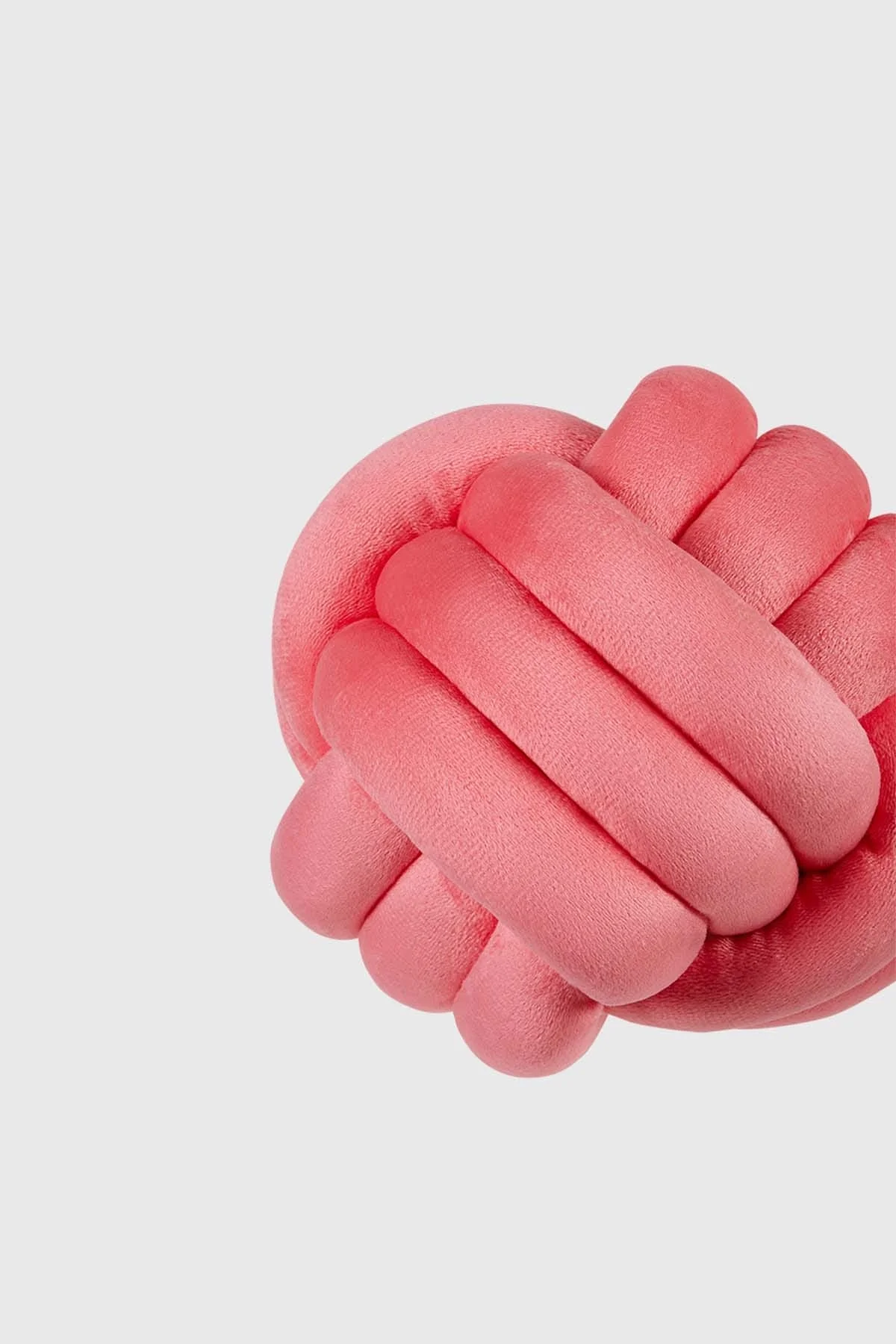 Cojín Unisex Velvet Nudo Coral - Image 3