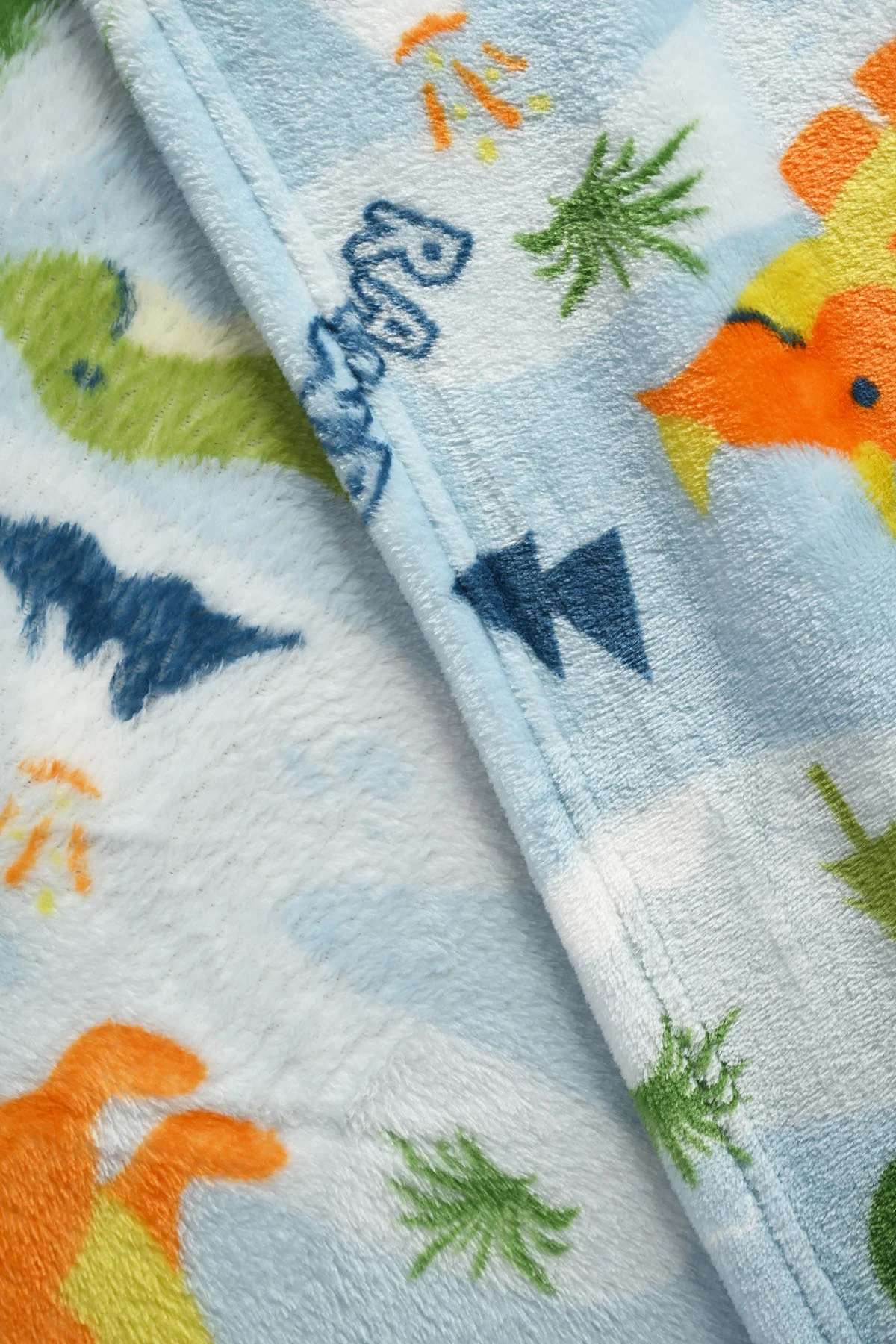 Frazada Con Peluche Home Kids Azul 100 x 130 cms