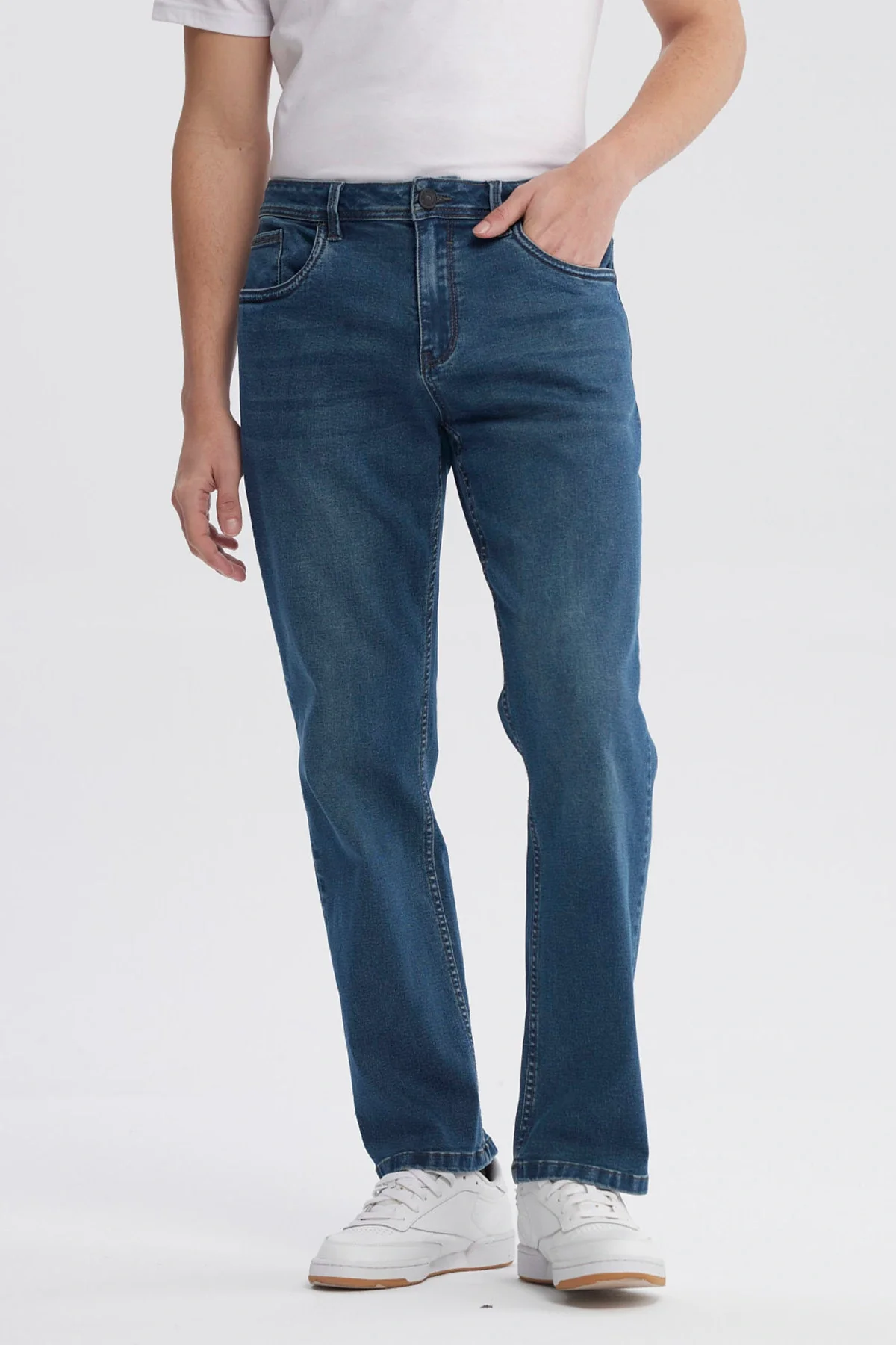 Jeans Hombre 605 Straight Azul