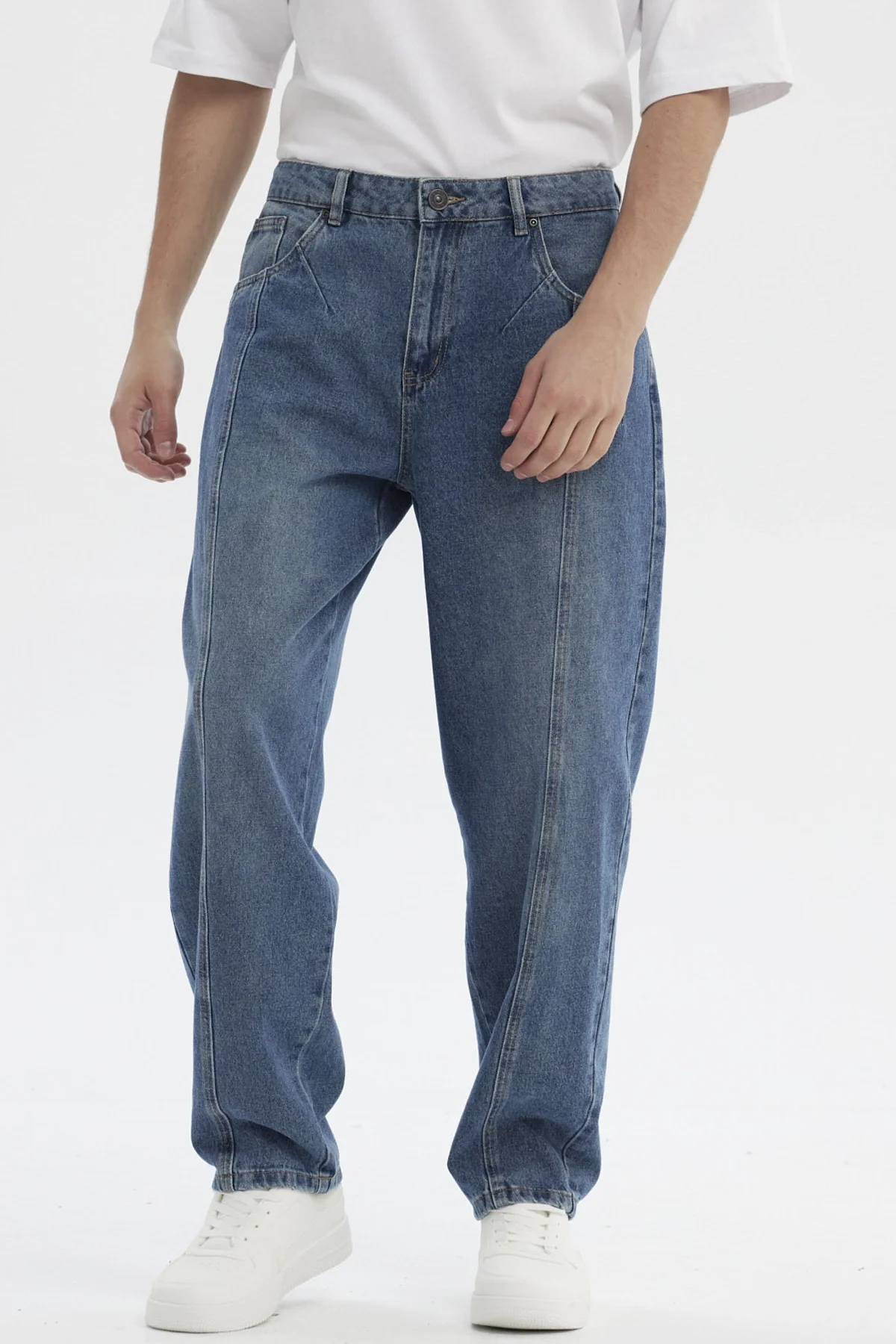 Jeans Hombre Baggy Azul