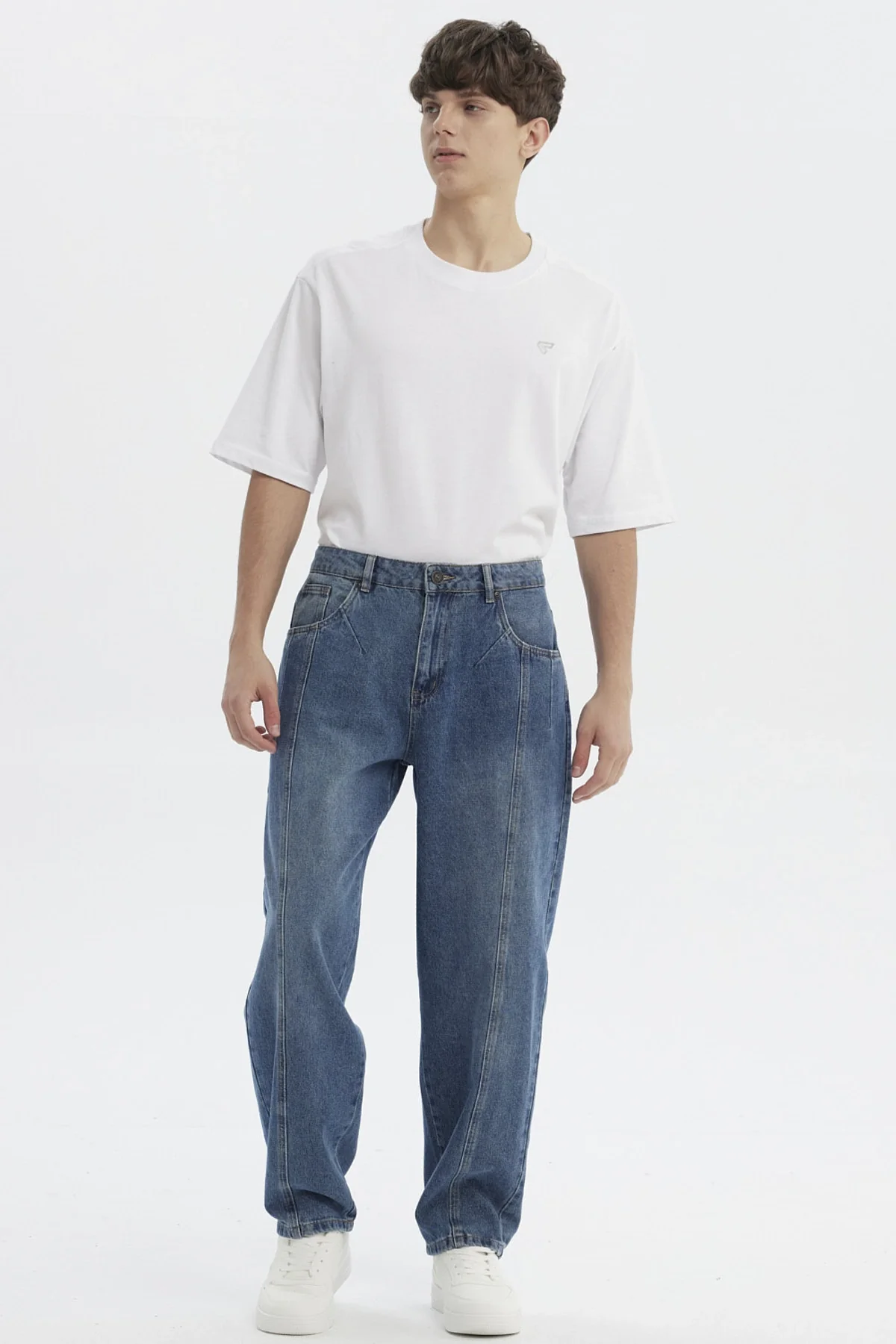 Jeans Hombre Baggy Azul - Image 4