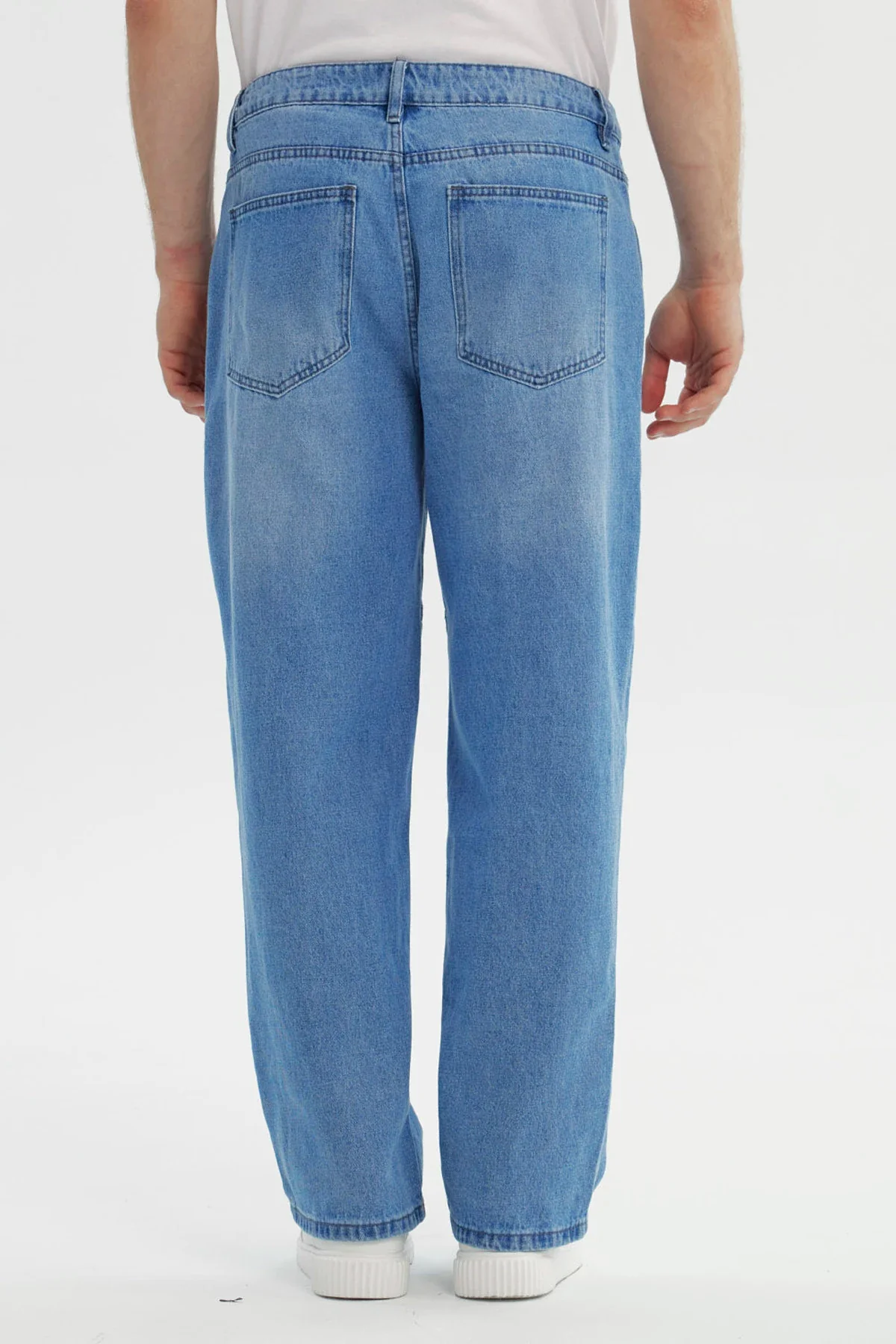 Jeans Hombre Baggy Azul Claro - Image 3
