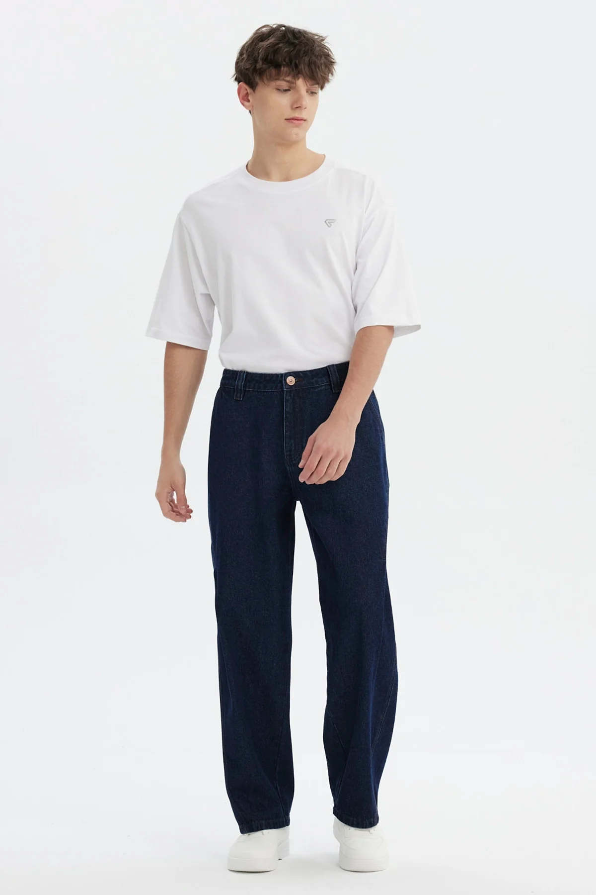 Jeans Hombre Baggy Azul Indigo - Image 4