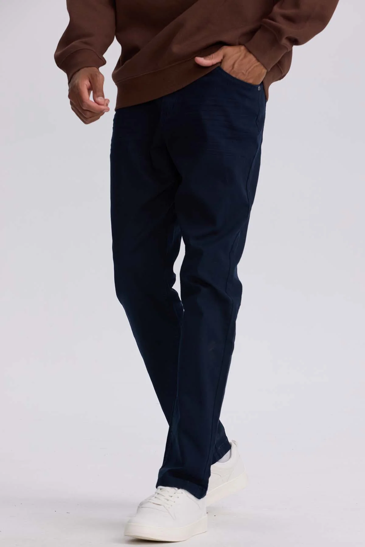 Jeans Hombre Slim Color Azul Marino