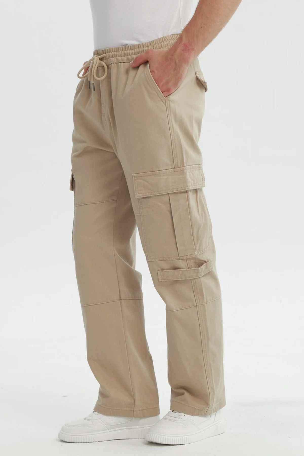 Jeans Hombre Straight Beige - Image 2