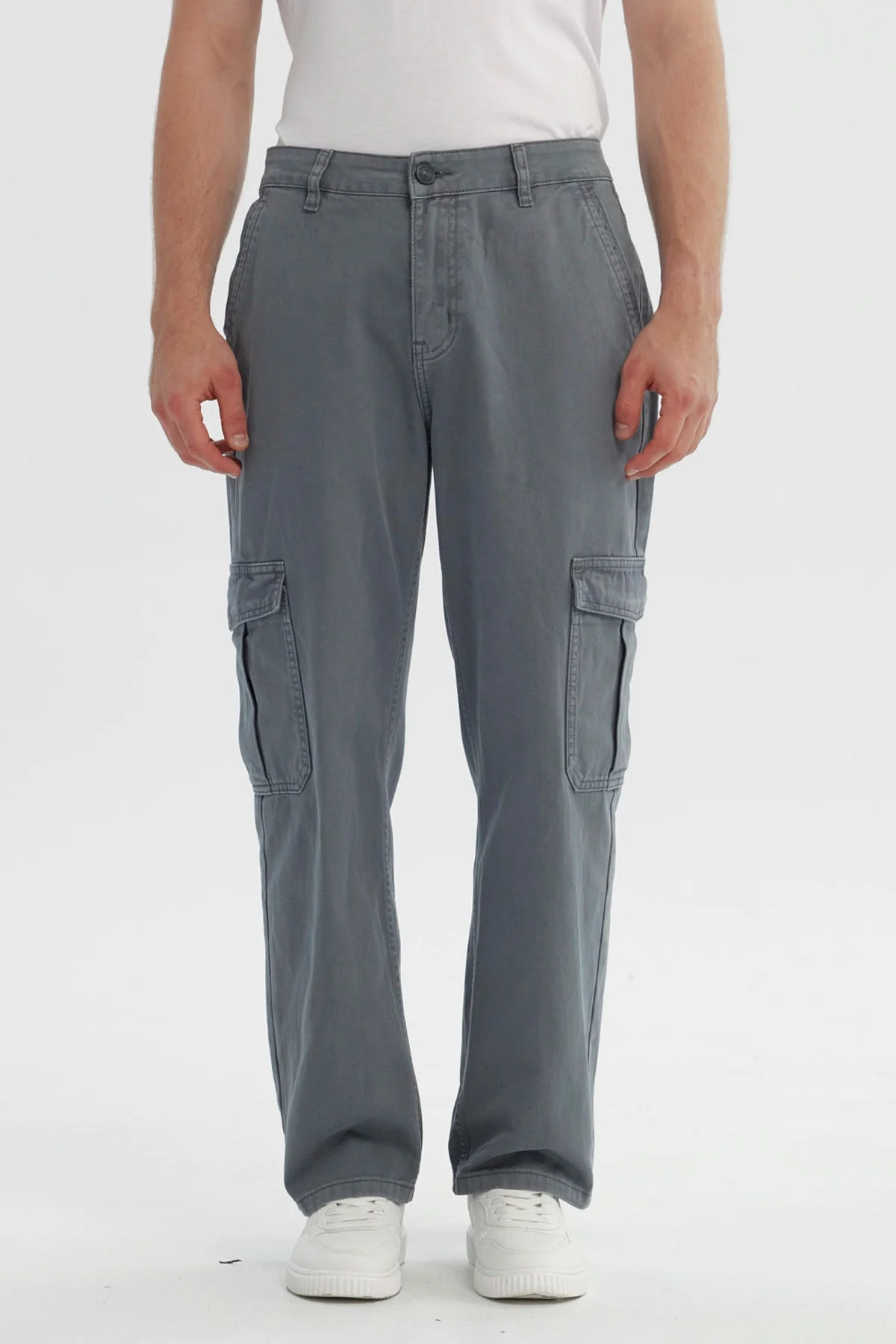 Jeans Hombre Straight Gris