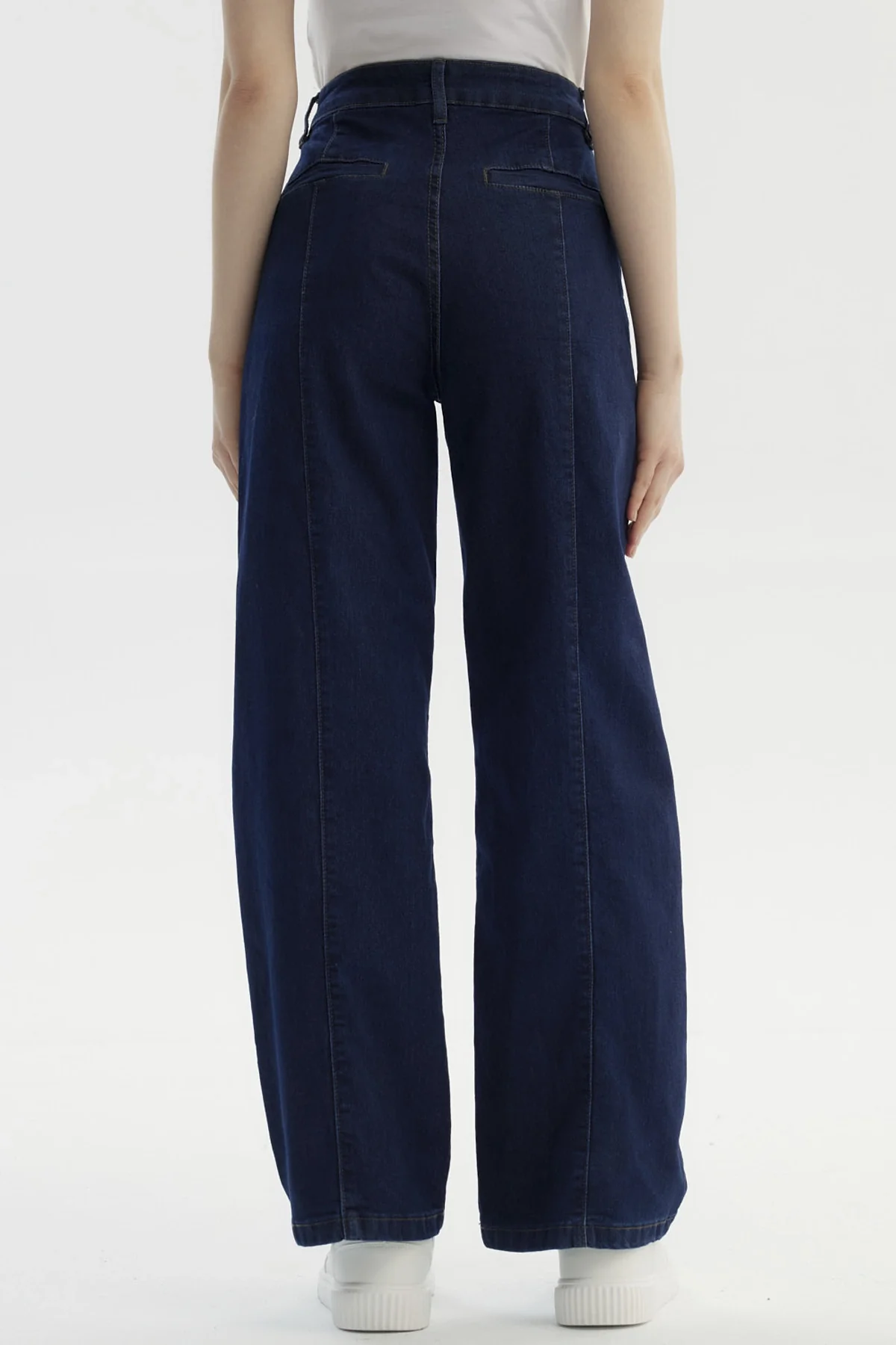 Jeans Mujer Calce Recto Azul Oscuro - Image 3