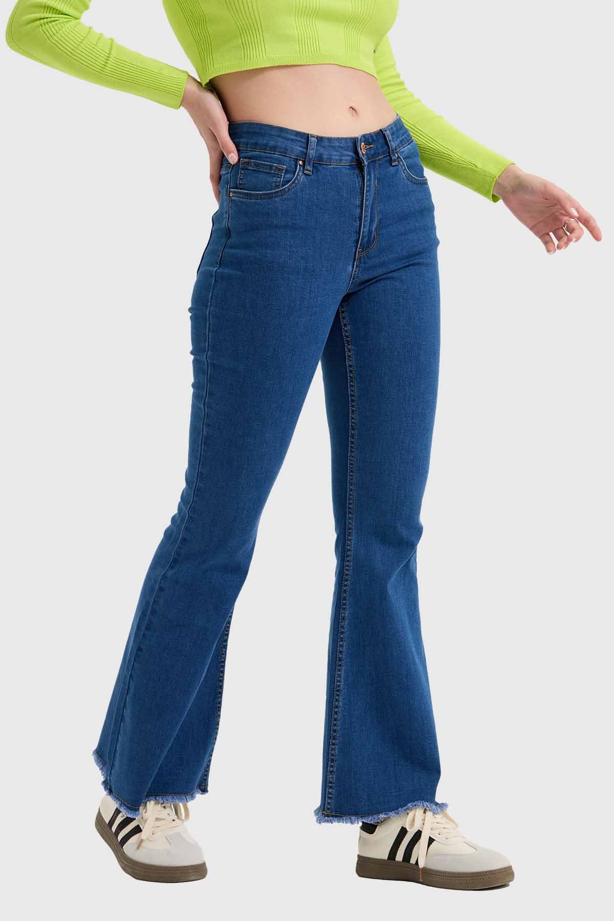 Jeans Mujer Flare Monse Azul - Image 2