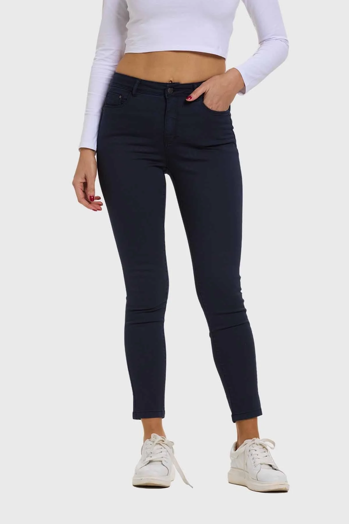 Jeans Mujer Skinny Azul