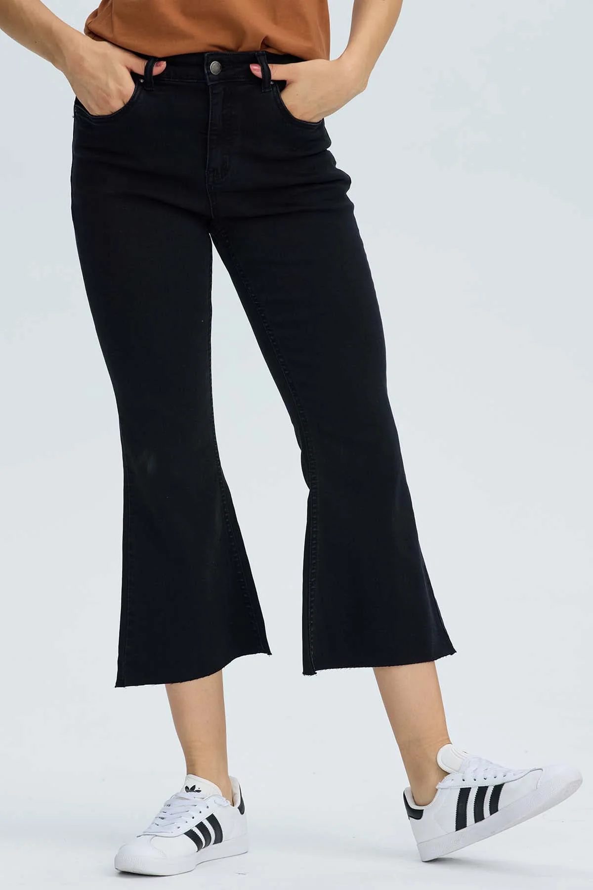 Jeans Mujer Vita Flare Negro