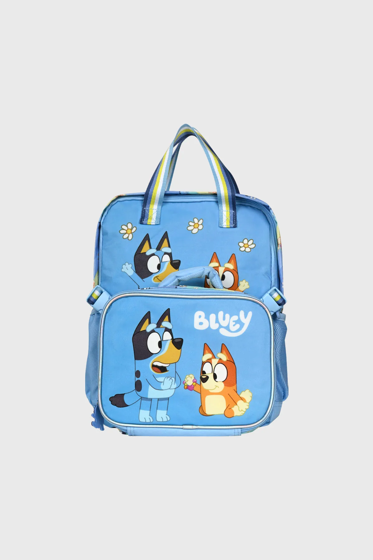 Mochila Unisex Mochila Y Lonchera Bluey 17 Lt. Celeste