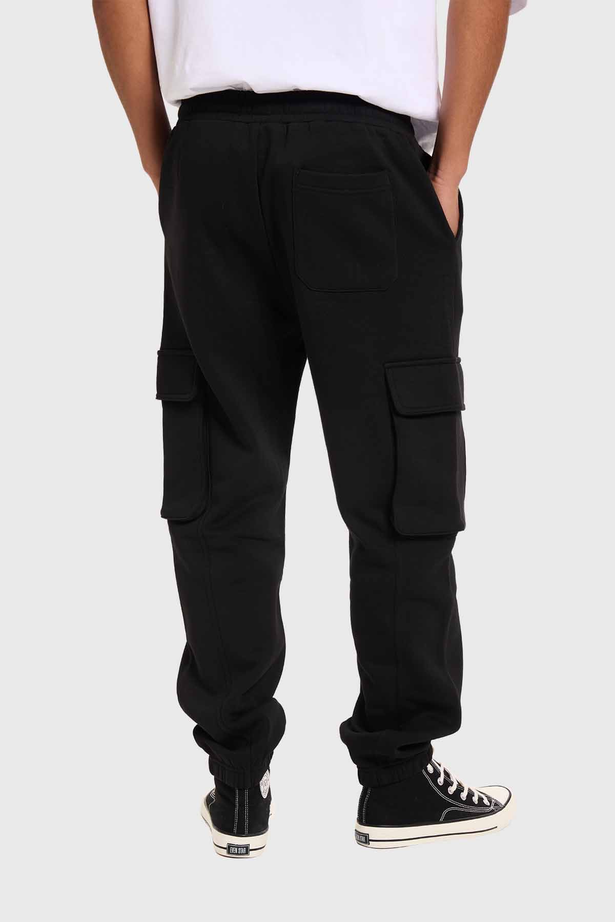 Pantalón Buzo Hombre Jogger Básico Negro - Image 3